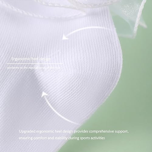 Miniatura 4 de Dicry Calcetines de doble encaje con volantes grandes para bebés y niños pequeños