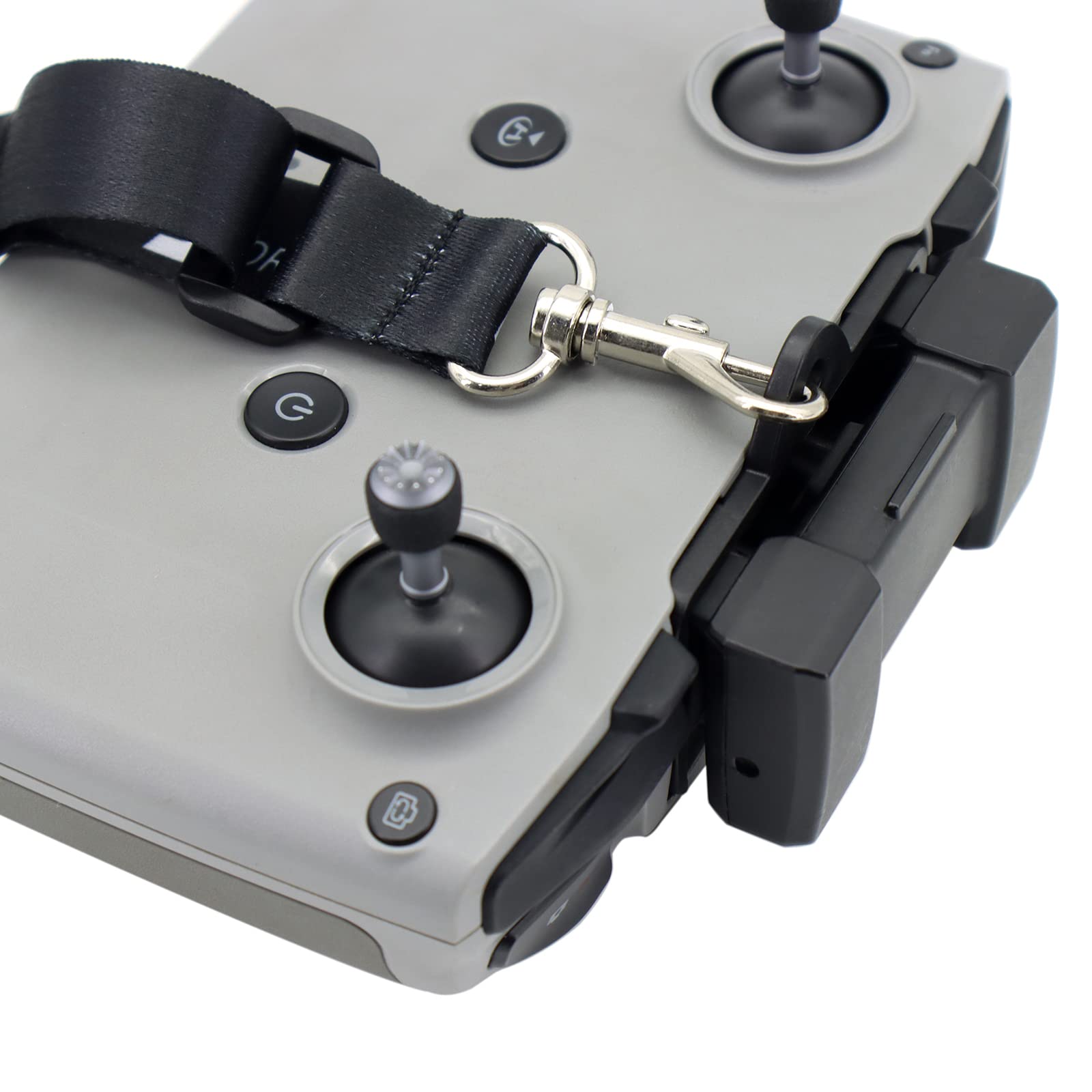 Smycz na szyję do DJI RC PRO Smycz z klamrą uniwersalna kompatybilna z pilotem DJI Mini 3 Pro/Mavic 3/AIR 2/2S/Mini 2, Czarny, rozmiar uniwersalny