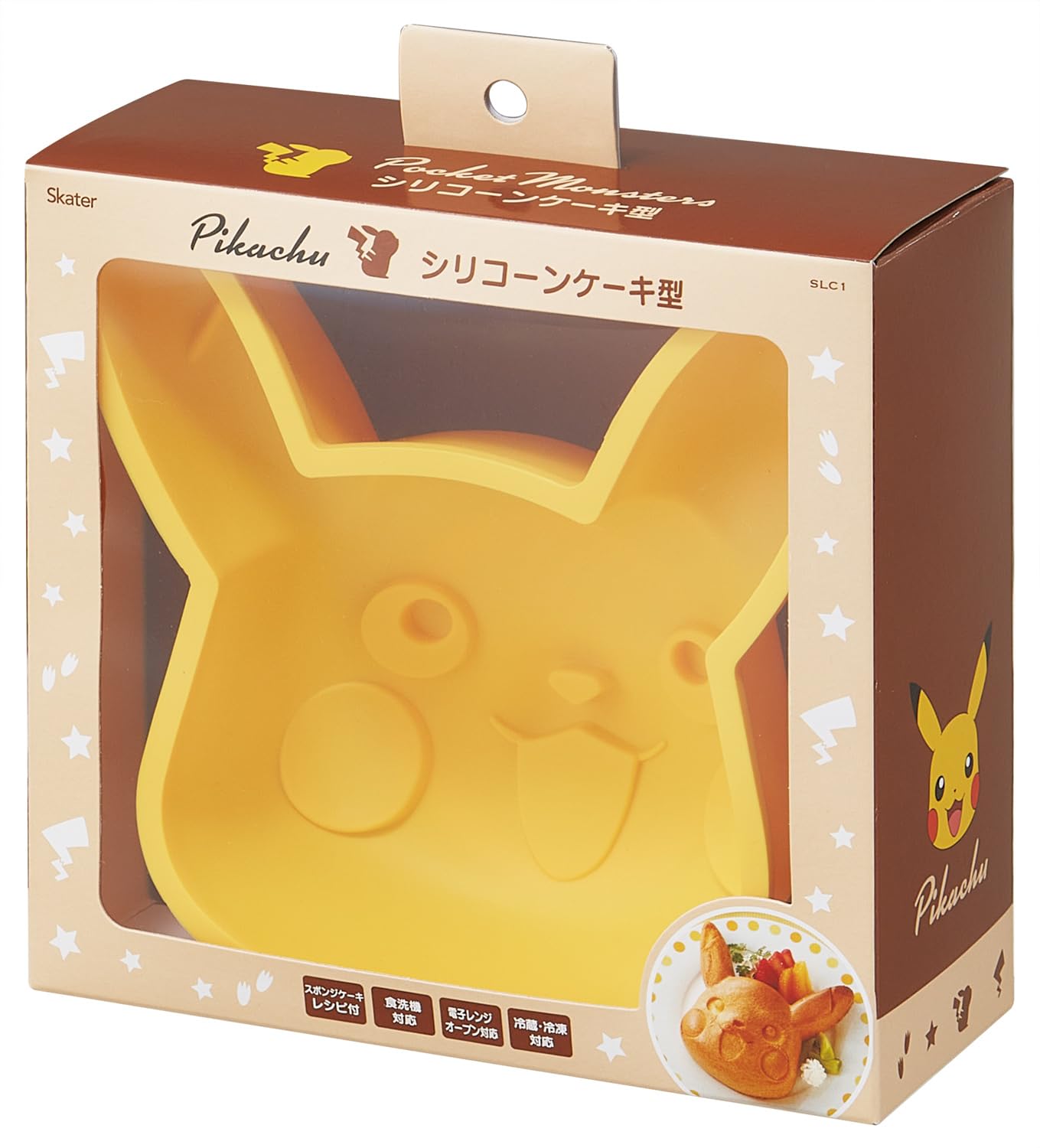 Skater SLC1-A Pokemon Pikachu Silikon Biskuitform