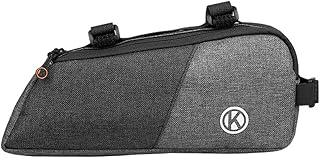 Sosoport 1 Peça Bolsa Frontal Para Bicicleta Bolsa De Armazenamento Bolsa Para Telefone Para Bicicleta Acessórios Para Ciclismo Bolsa Frontal Para Bicicleta Bolsa Triangular Para Bicicleta