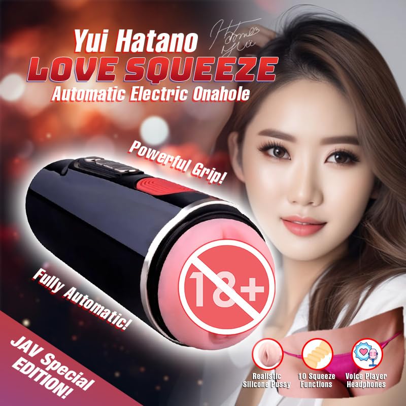 Image of Male Masturbators | 10 Modes Automatic Sucking Vibrating & Squeezing TPE Pocket Pussy Masturbation Cup 3D Realistic Textured Male Sex Toys Penis Massager | OH-AV-043