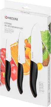 Kyocera Revolution Series 3-Piece Ceramic Knife Set