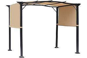 Outsunny 10' x 10' Pergola Canopy: A Shaded Oasis for Outdoor Living