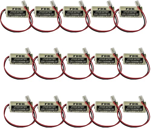 BALOLO (15-Pack) CR17335SE 3V 1800mah Lithium Battery Non-Rechargeable Replacement for FDK CR17335S Compatible with Robot Controller Series Battery