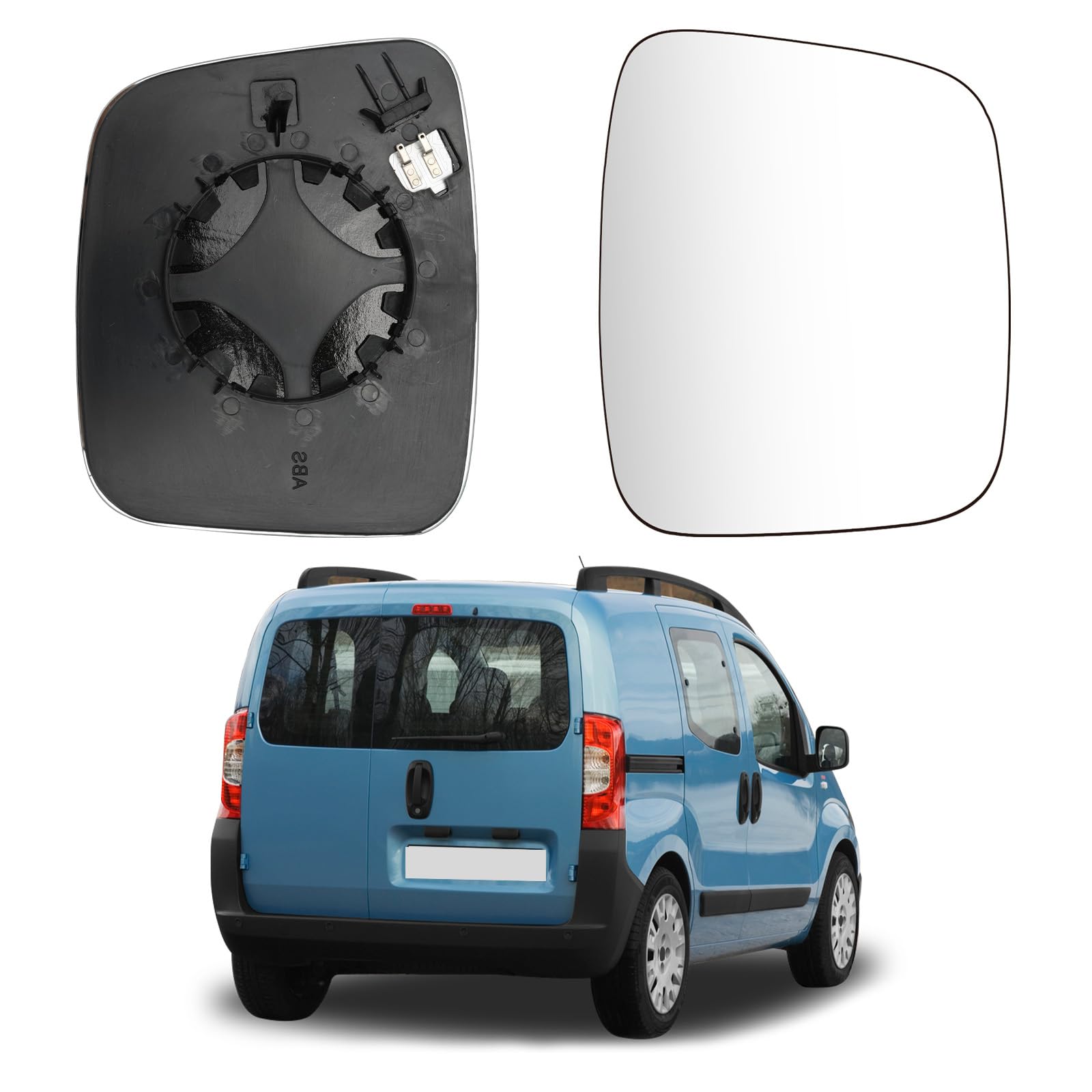VETRO SPECCHIO RETROVISORE PER FIAT QUBO - Autoshop VETRO SPECCHIO RETROVISORE PER FIAT QUBO - Autoshop