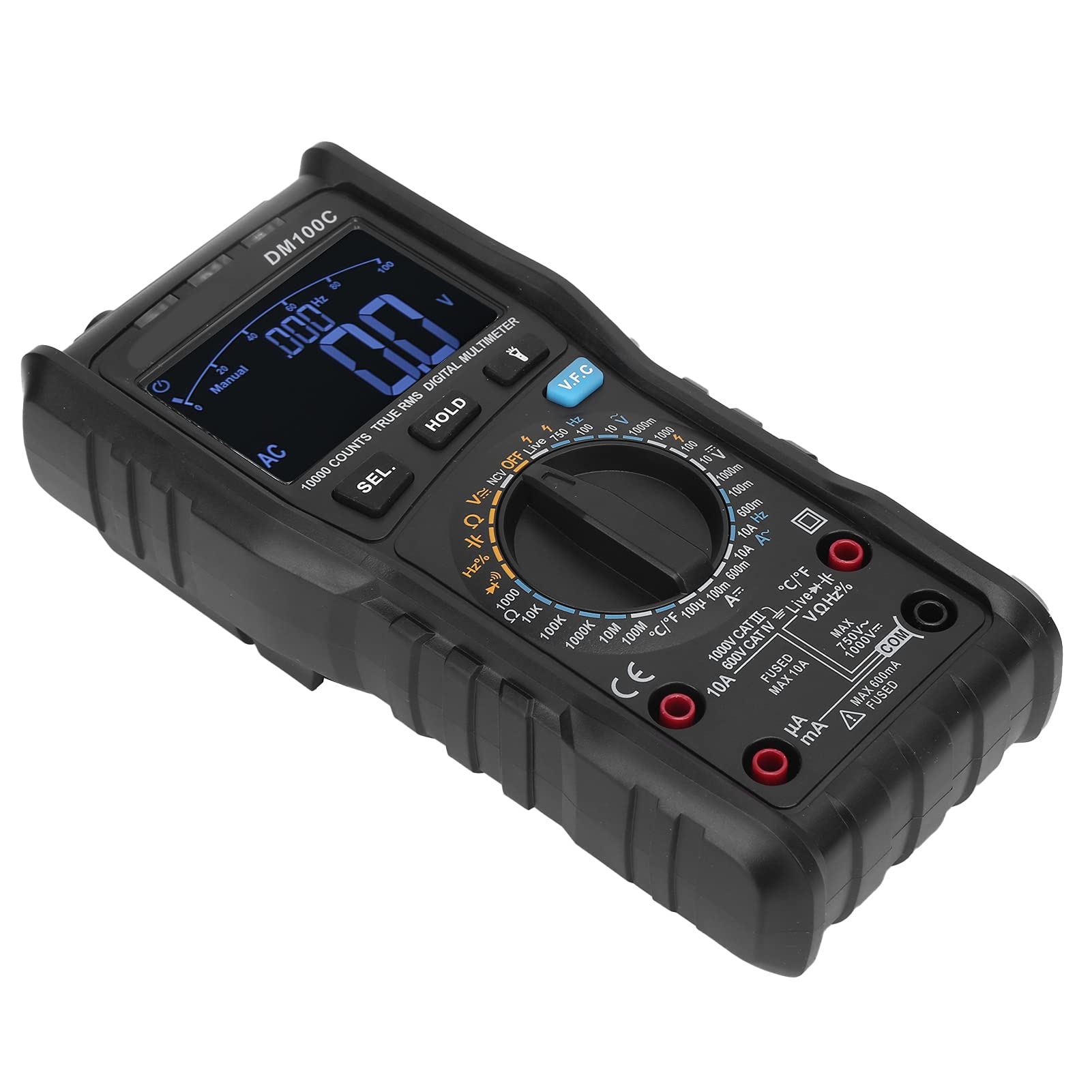 ALTA Accuratezza Digital Digital Multimetro Portatile Tester Elettrico Auto-range per Elettricisti e Appassionati di Fai-da-te