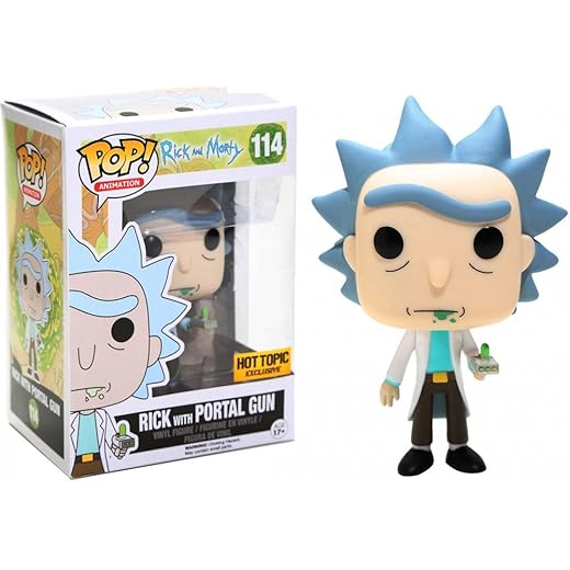 Funko Pop! Rick With Portal Gun #114