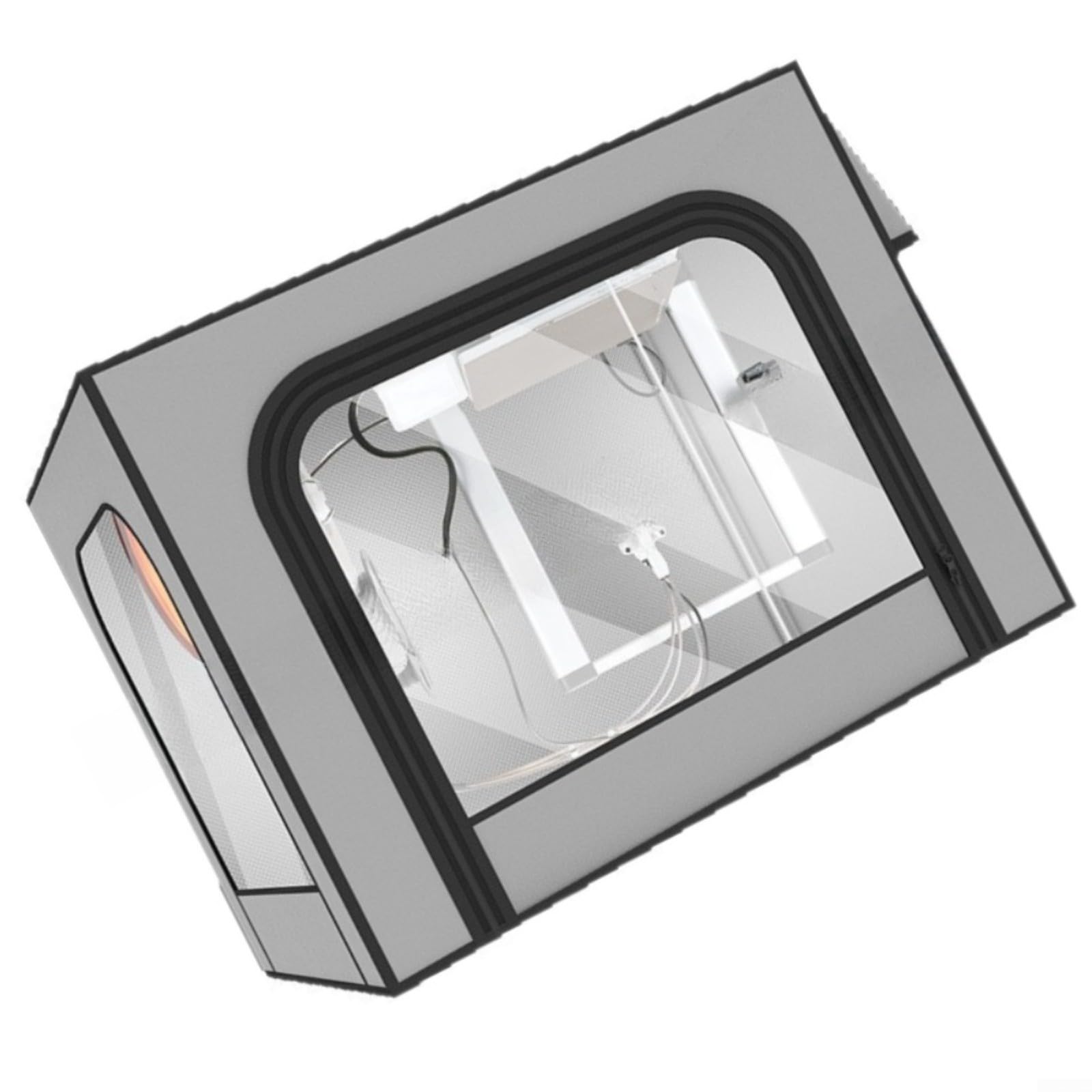 3D-Drucker-Gehäuse 58x80x58 cm für A1, staubdicht mit Abluftöffnung