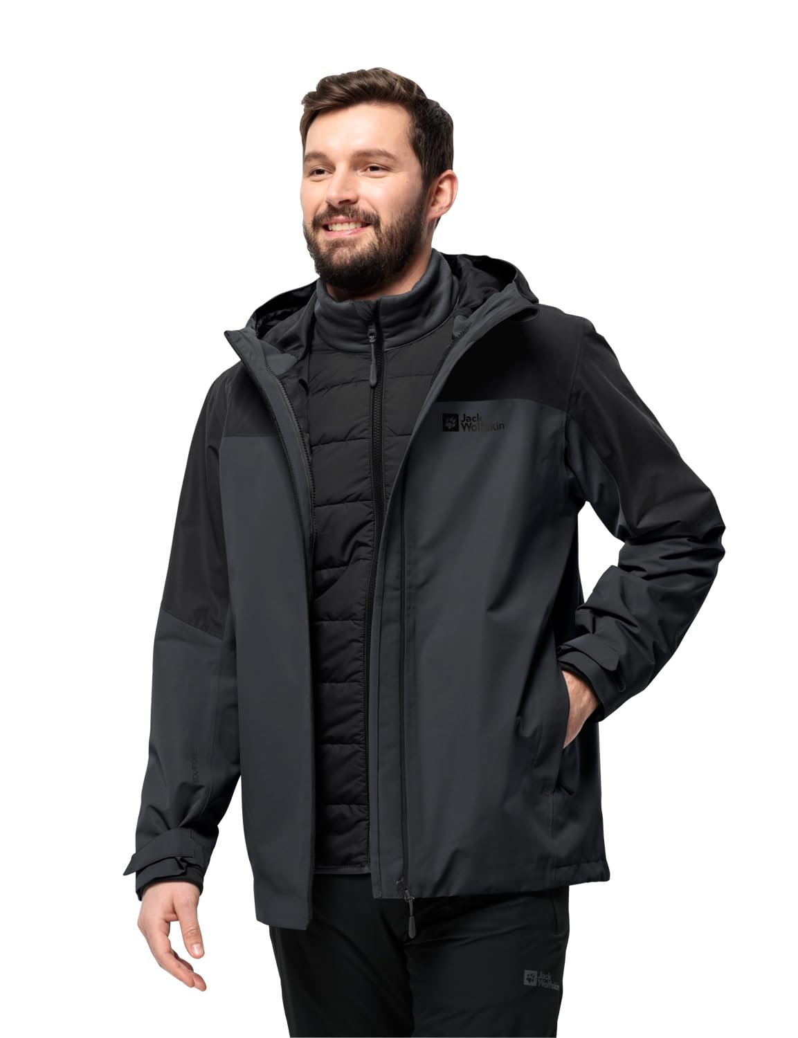 Jack Wolfskin Kurtka Mężczyźni Glaabach 3in1 Jkt M