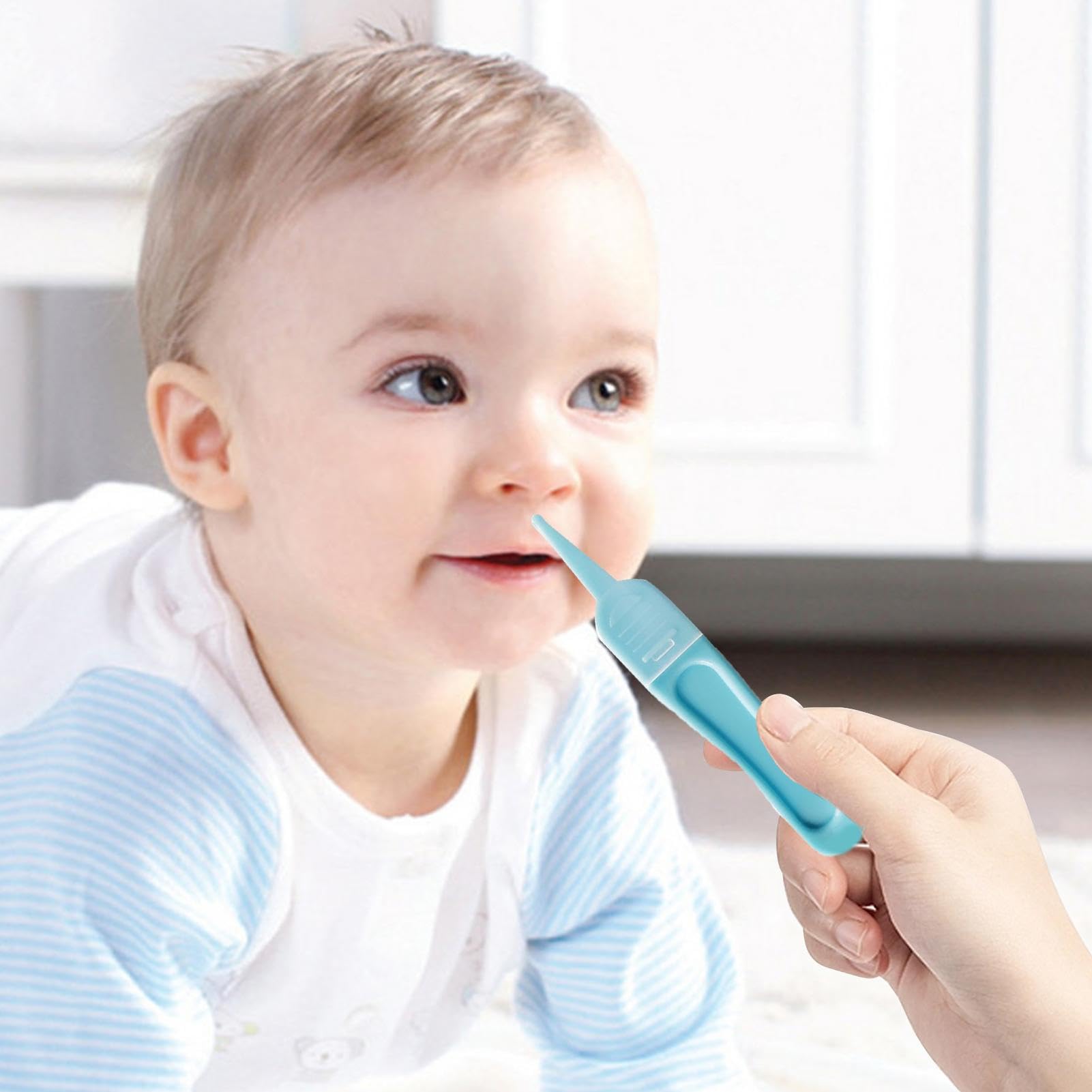 Pince à épiler de nez pour bébé, pince de nettoyage de nez pour bébé, pince de nettoyage de nez à tête ronde, outil de nettoyage des oreilles de bébé, pince portable pour nettoyer les conduits
