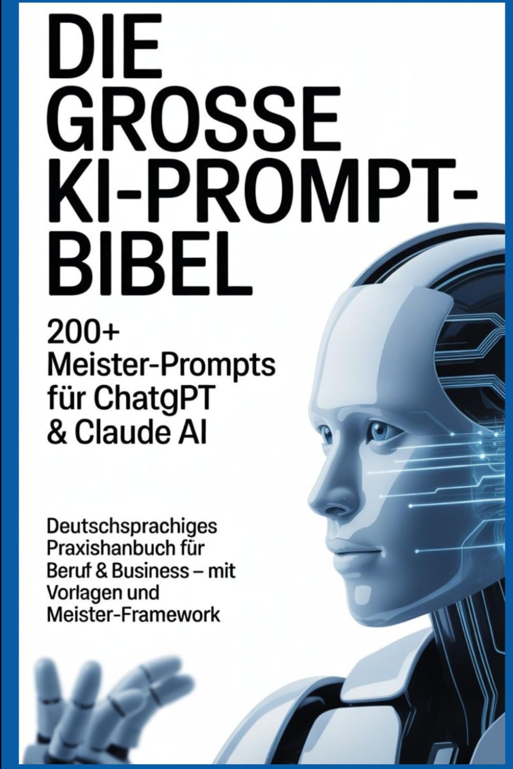 DIE GROSSE KI-PROMPT-BIBEL: 200+ Meister-Prompts für ChatGPT & Claude AI: Deutschsprachiges Praxishandbuch für Beruf & Business — mit Vorlagen und MEISTER-Framework