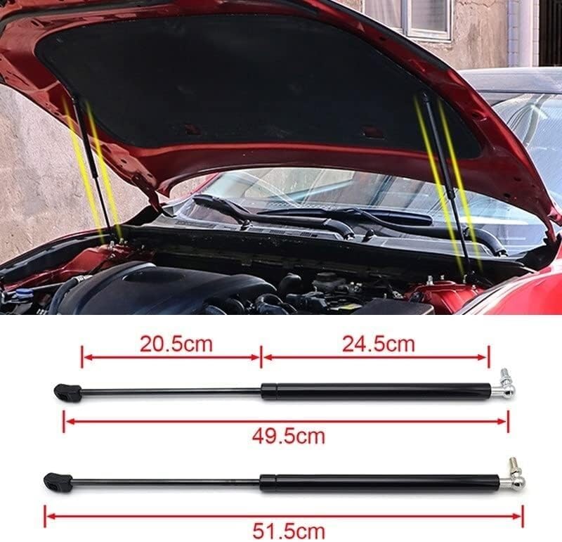 Entretoise de ressort hydraulique premium pour capot Mazda 2014