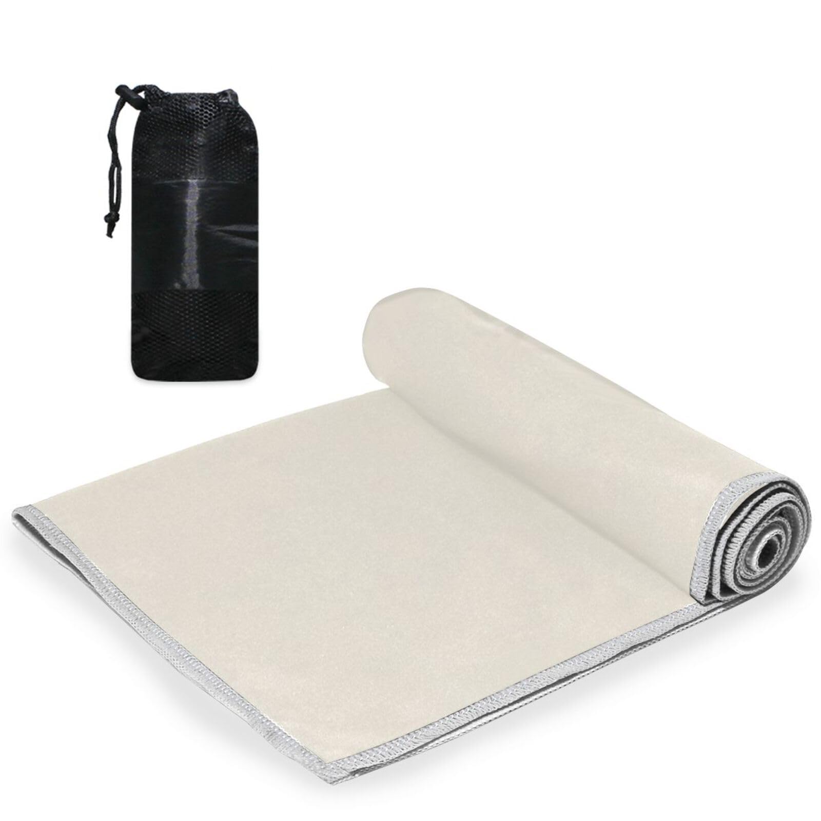 Yoogain Electrocardiogram Microfiber Hand Towels Quick Dry Hand Towel Bathroom washcloths Set Sweat Gym Towels White Sports Towel 30