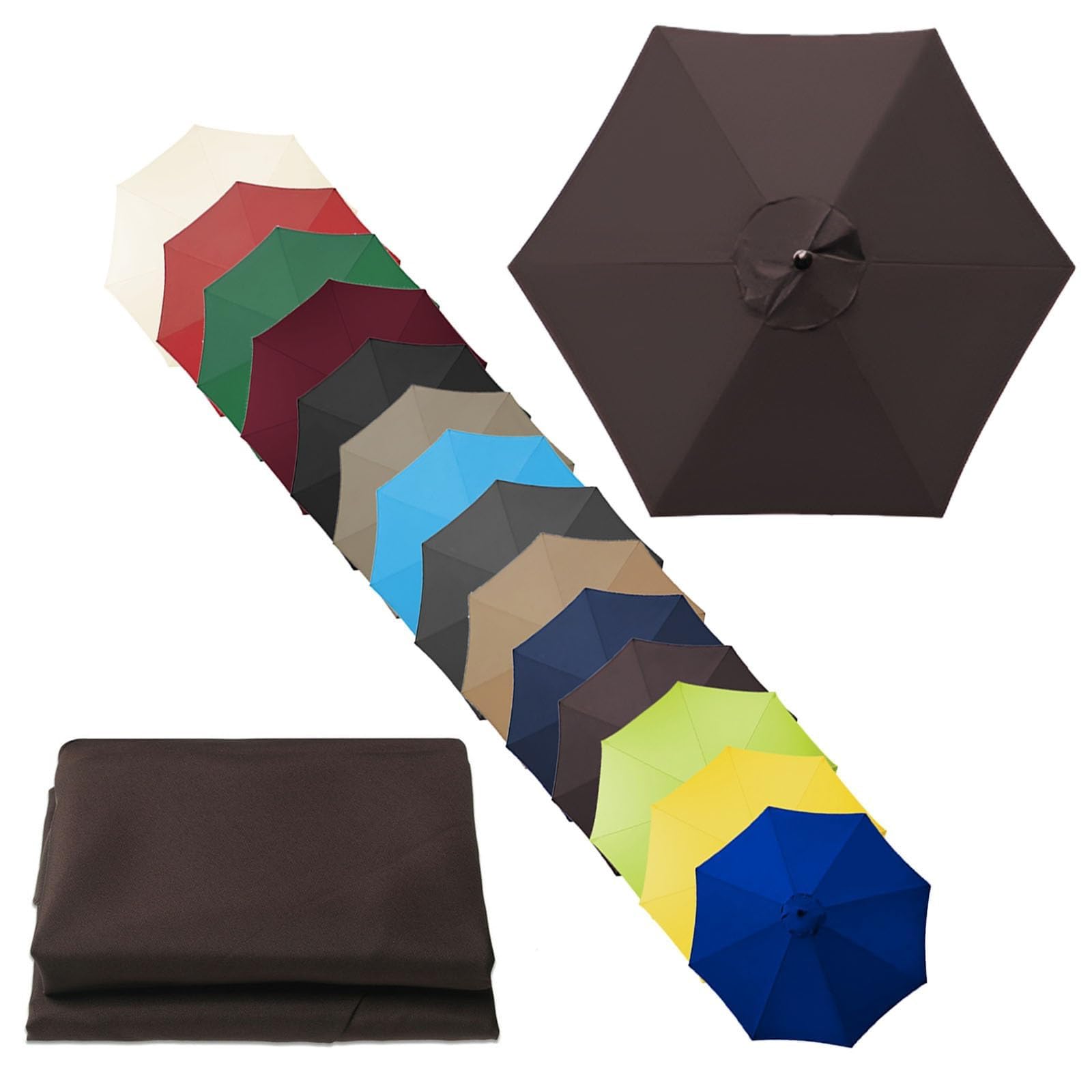 Replacement Canopy Patio Umbrella - Umbrella Canopy Cloth Replacement Top Canopy for Umbrella
