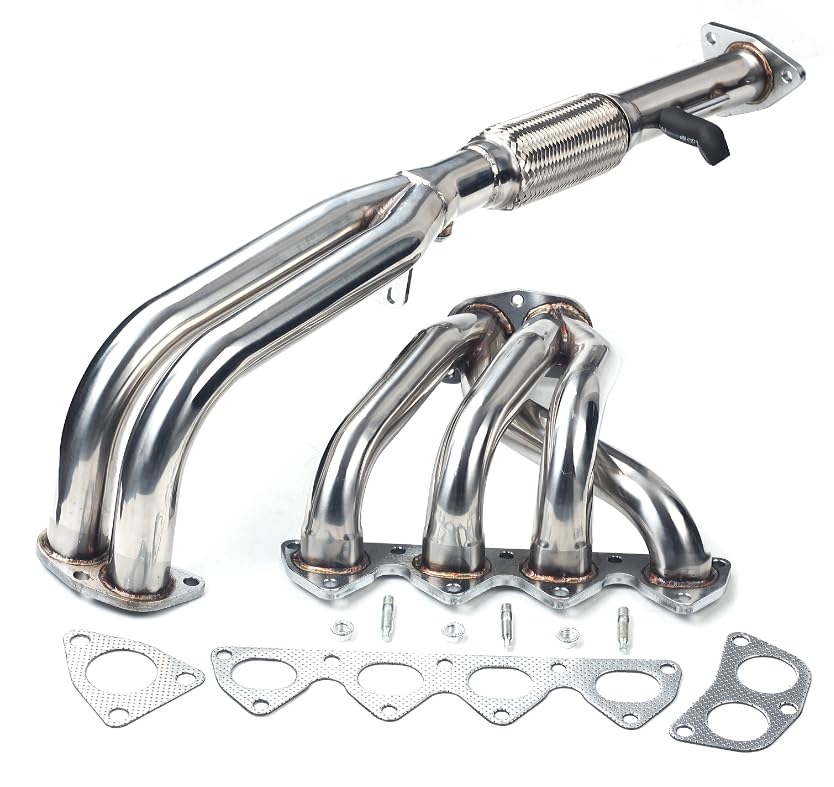 Stainless Steel Exhaust Header Manifold For Honda Prelude 2.2L 4CYL H22A1 1993 1994 1995 1996
