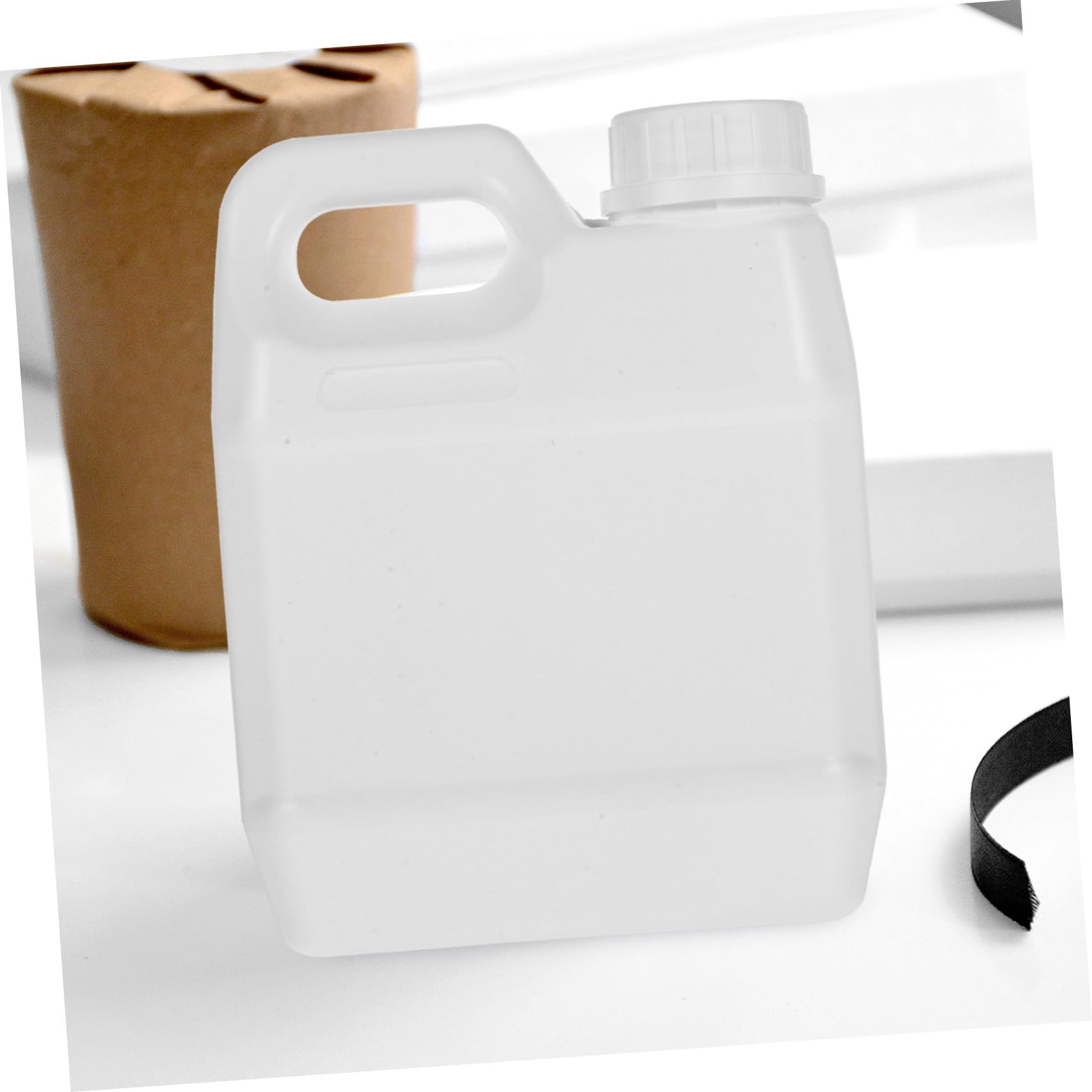 4 Sätze Versiegeltes Lagerfass Deckel Chemikalienbehälter Flüssig Krüge Ölbehälter Wandern Container Wasserfass Für Wohnwagen Reiseölflasche Weiß Kristallkleber 2 Stück * 4