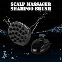 EPISKEY THE DEEP TOOL Scalp Massager Shampoo Brush for Hair Growth & Deep Cleaning | Soft Silicone Bristles | Removes Dandruff, Stimulates Follicles, Improves Blood Circulation & Reduces Stress | Unisex Hair & Scalp Care Tool (TDT_BLACK) gallery image