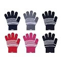 CHACKO Kids Winter Magic Gloves | Stretchable Warm Knit Gloves for Boys & Girls | Multicolor | Age 6 Months To 12 Months