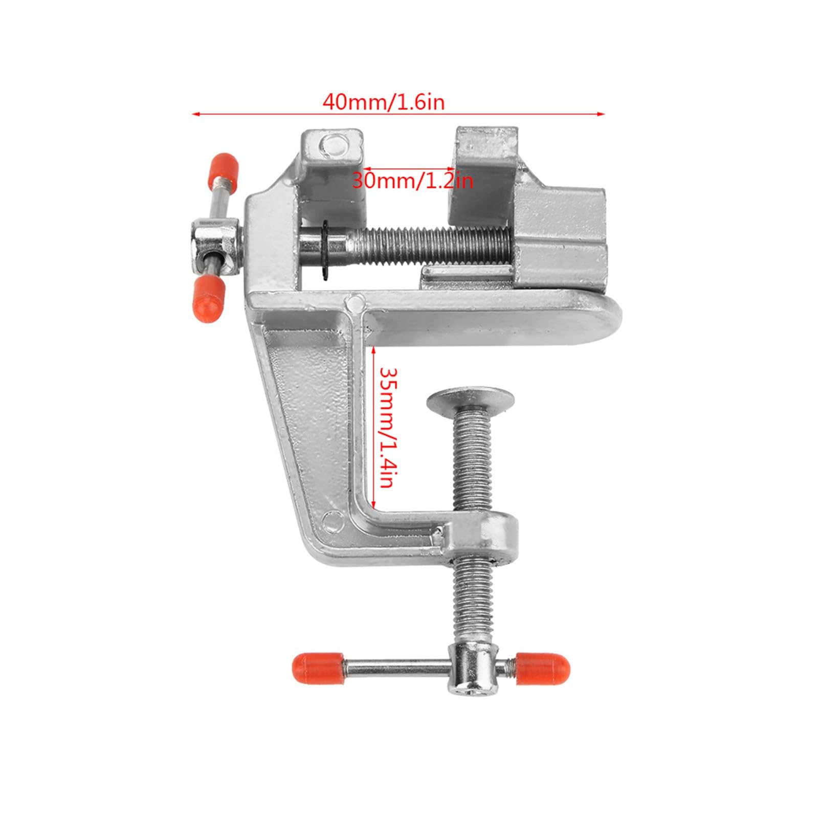 NDNCZDHC Universal Table Vise, 360 Degree Rotation Bench Clamp, Aluminum Alloy Workbench Vise Clamp On Vise Repair Tool, Portable Work Bench Vise for Woodworking, Cutting Conduit,