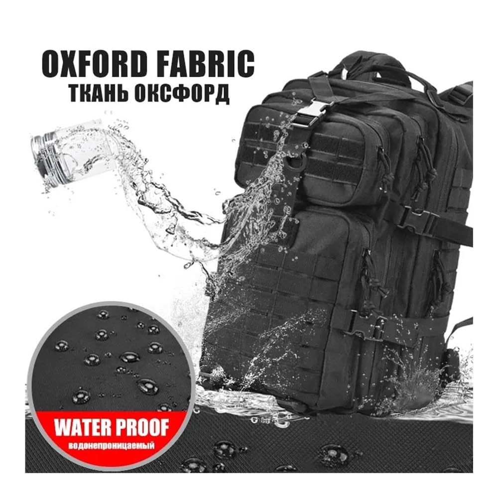 50 l Herren-Rucksäcke, Outdoor-Reisetaschen, Outdoor-3P-Schulrucksack, EDC MOLLE-Pack für Trekking, Jagd