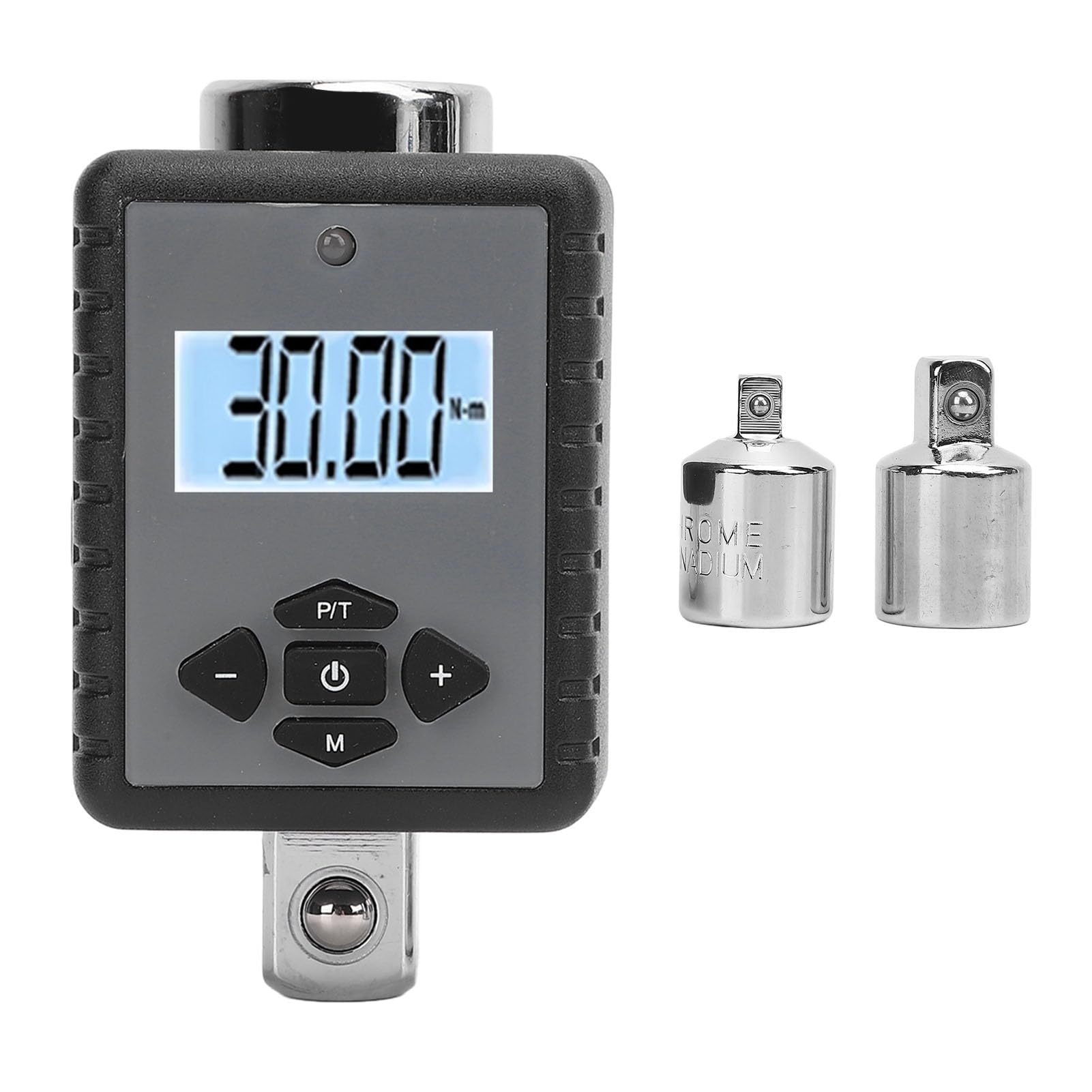 Adapter Cyfrowego Klucza Skrętnego 1/2 Cala Profesjonalne, Precyzyjne Narzędzie z Brzęczykiem do Naprawy Samochodów i Motocykli 17-340 N.m