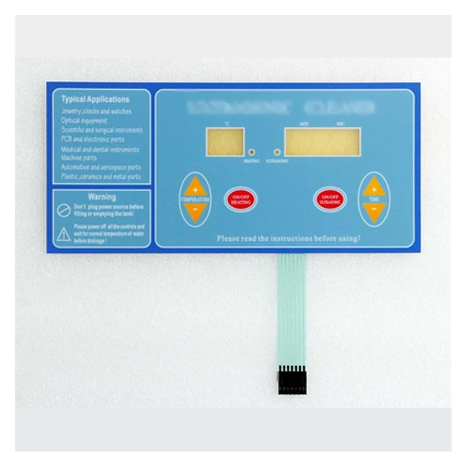 FLEYYXBN 7~10 inch Cleaning Machine- Membrane Switch Keyboard