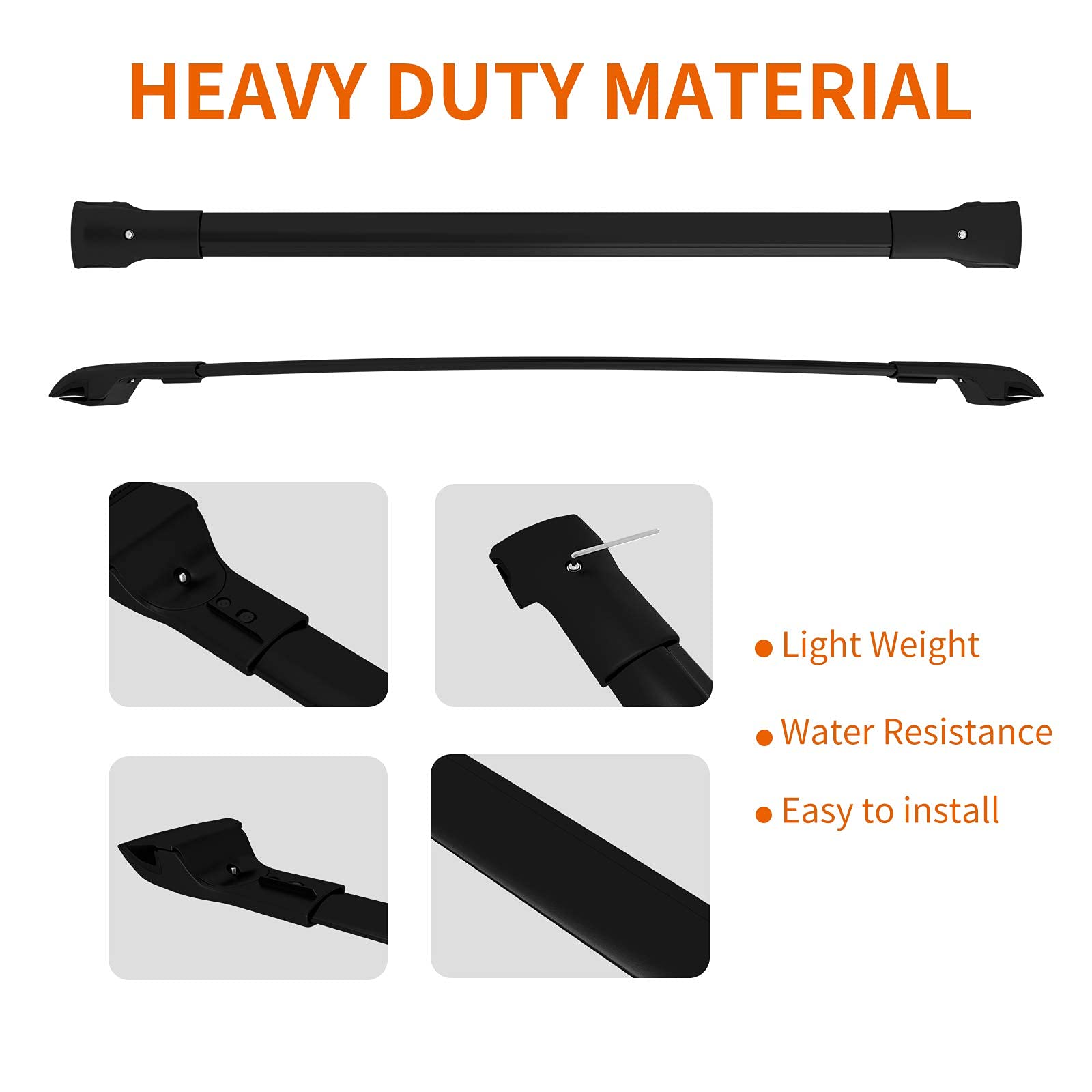 Auxko Car Cross Bars Roof Racks for 2015 2016 2017 2018 2019 2020 2021