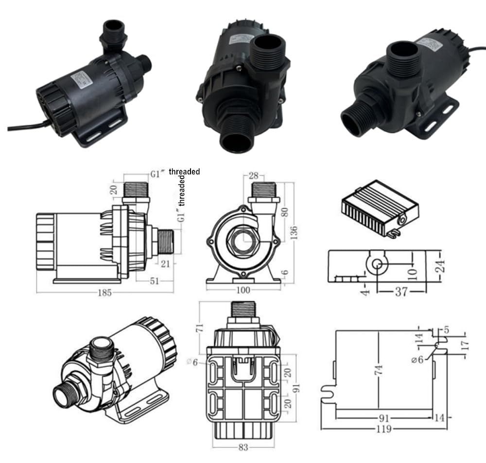 Tekmar 72 Slab Sensor, 20' Wire