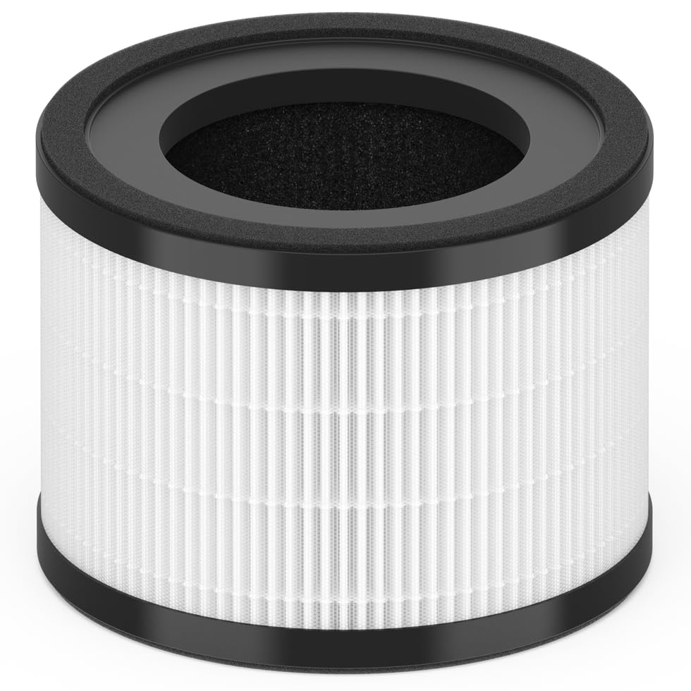 Filtre HEPA MOOKA AP-S0610L de rechange pour purificateur d'air 3-en-1 H13 True HEPA