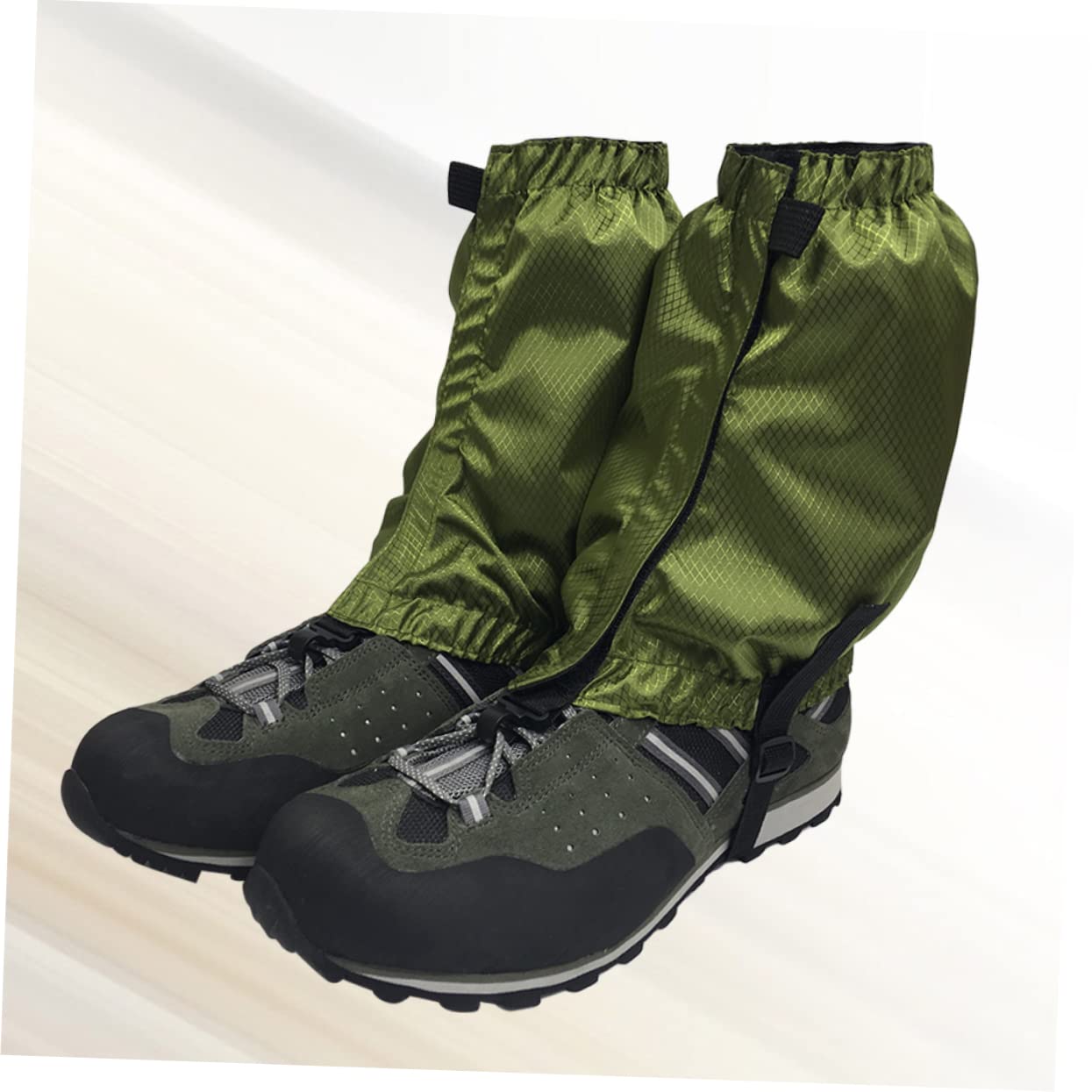 Yardwe Polaina Impermeable para Caminar Exterior Berg Rain Jacket Alzas Polainas de Arranque Polainas de Zapatos Polaina para Senderismo Aire Polainas Aire Black