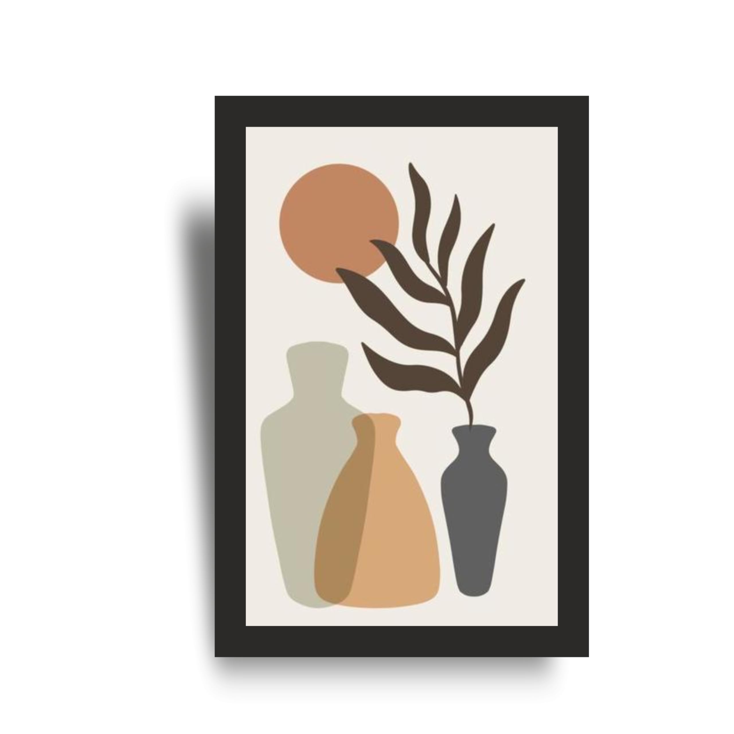 Modern Minimal Vase Composition Wall Art Set of 3 Frames – view 4