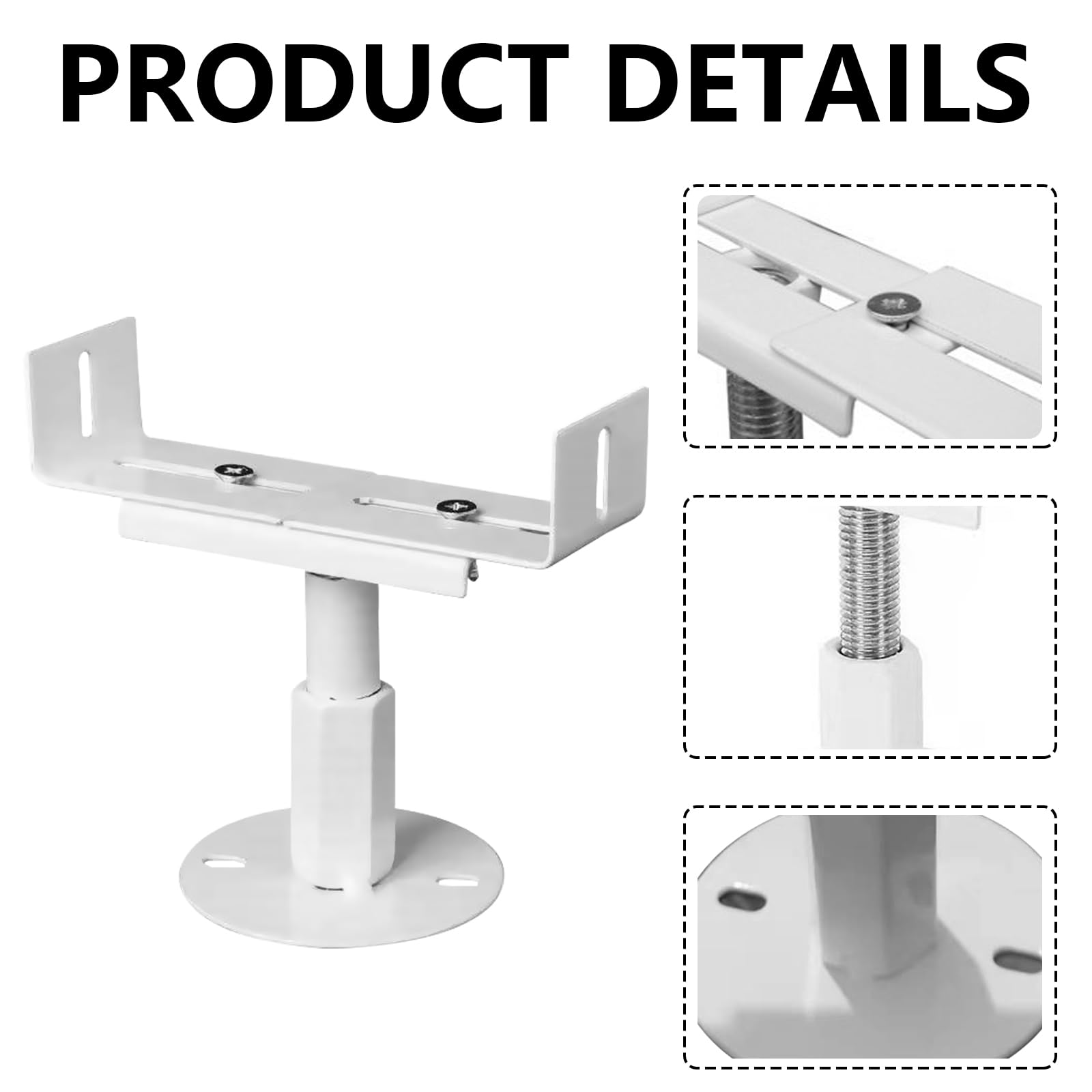 Radiateur, 2 Pièces Support De Radiateur 18-23 CM Réglable En Hauteur Et 3-22 Cm Réglable En Largeur Pieds De Radiateurs En Aluminium Support De Sol Pour Radiateurs à Colonnes