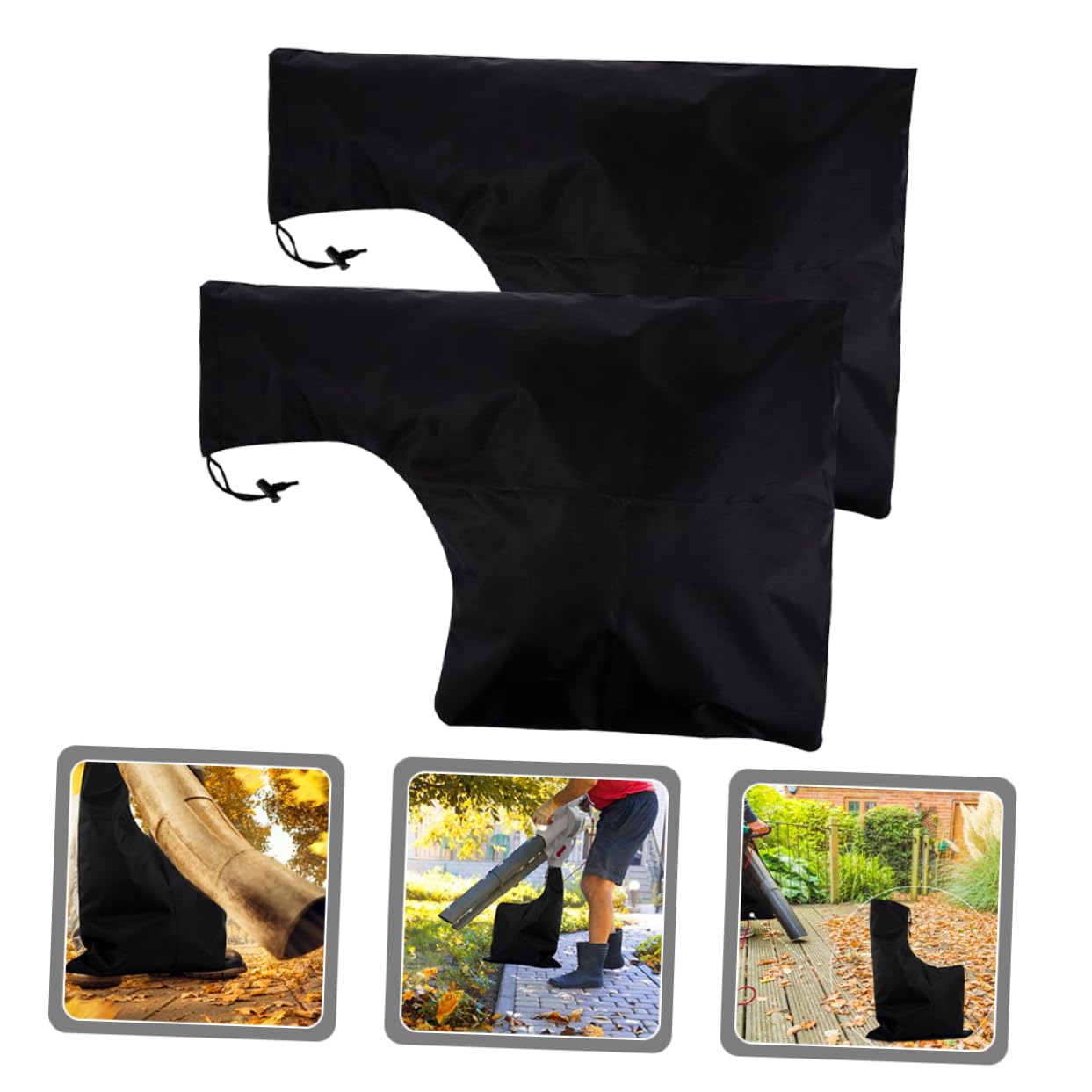 BESPORTBLE 3 Series Bolsa De Recolección para Soplador Y Aspirador De Jardín Bolsa De Almacenamiento De Resistente Y Reutilizable para Mantener El Jardín Y Organizado 2 Piezas X 3