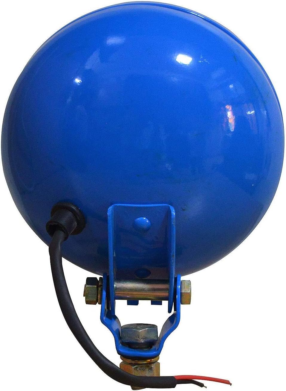 Set di montaggio lampada per aratro azzurro adatto per trattore con lampadina 12 V