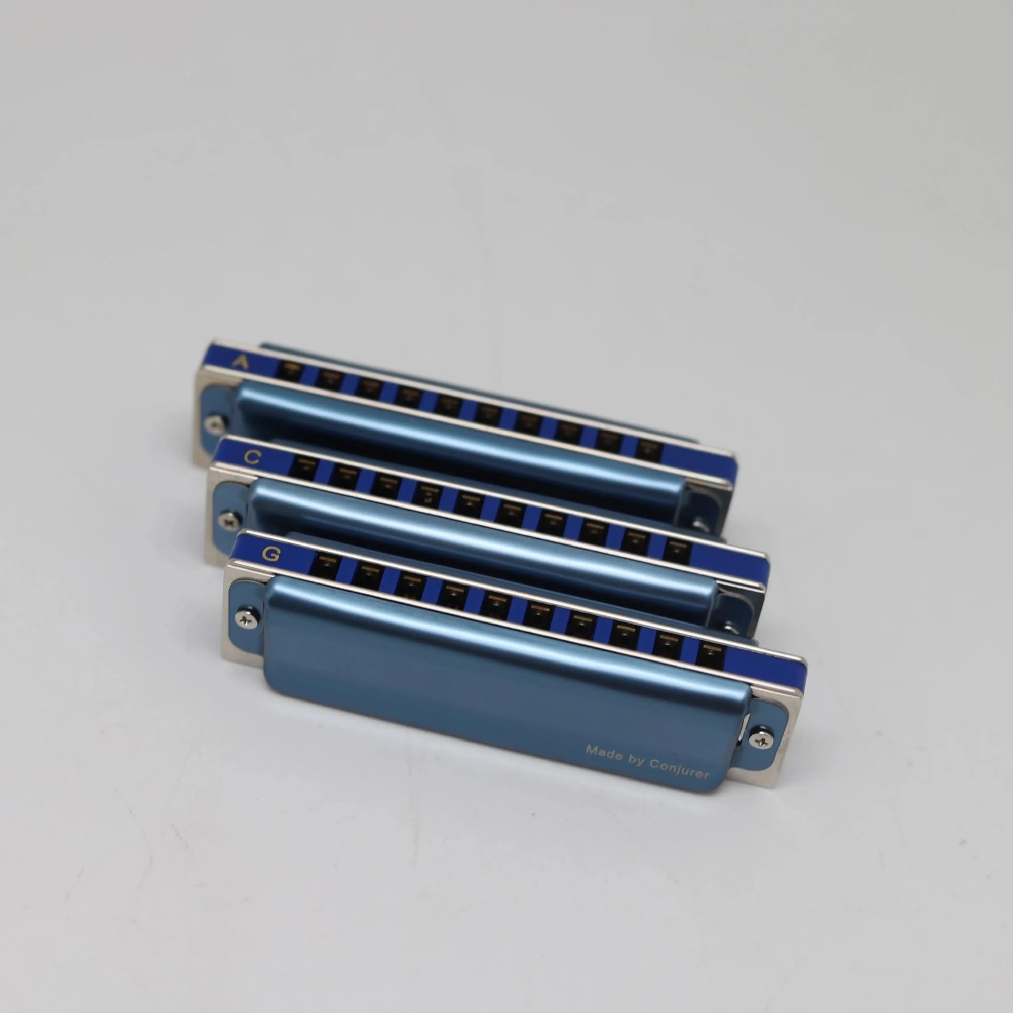 Armonica Blues Set Harmonia 10 Fori Di 3 Tasti ACG | Set Harmonia a 10 fori di 3 chiavi ACG per professionisti principianti