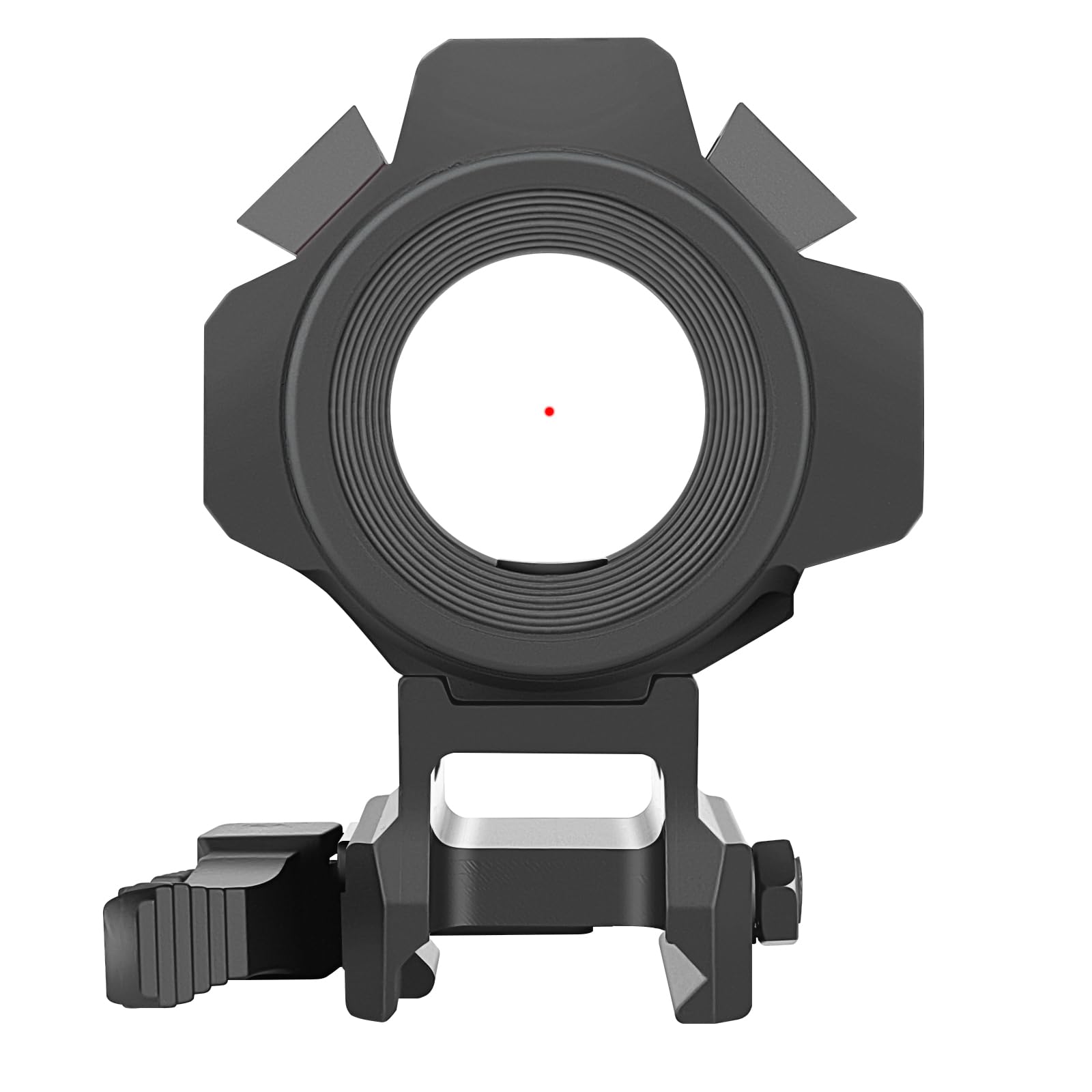 SPINA OPTICS Mirino solare Red Dot Sight 1x30mm 2 MOA con Reticolo Dot/Cross Circle e 7 livelli luminosità QD Mount