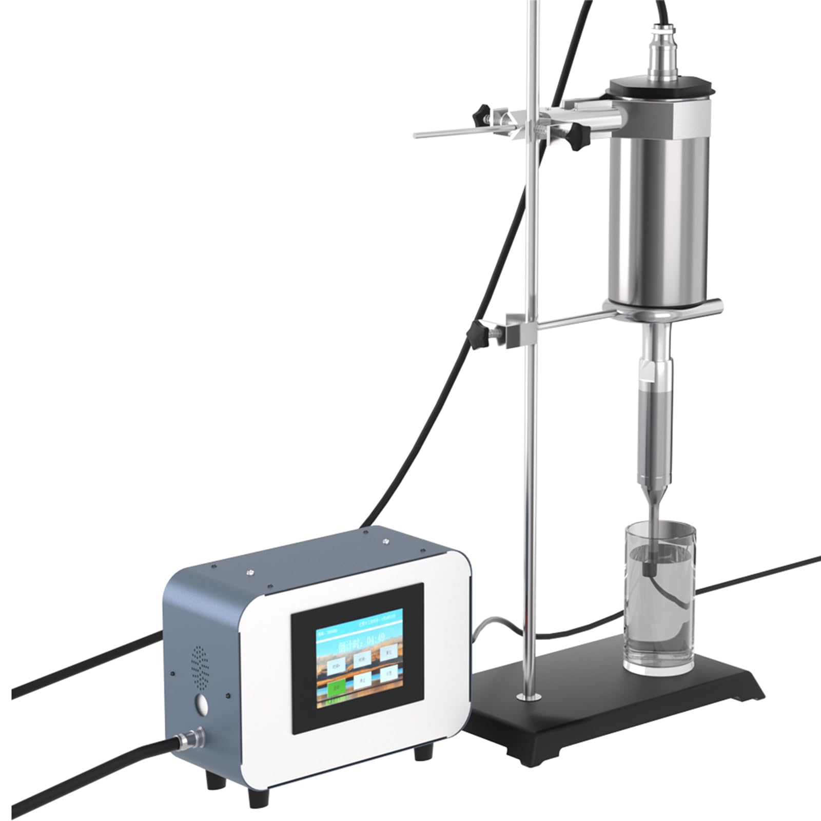 Ultraschall-Homogenisator, 20kHz Prozessor für Laborzellstörung, Titansonde (8mm) mit Ständer für effizientes Mischen und Probenvorbereitung