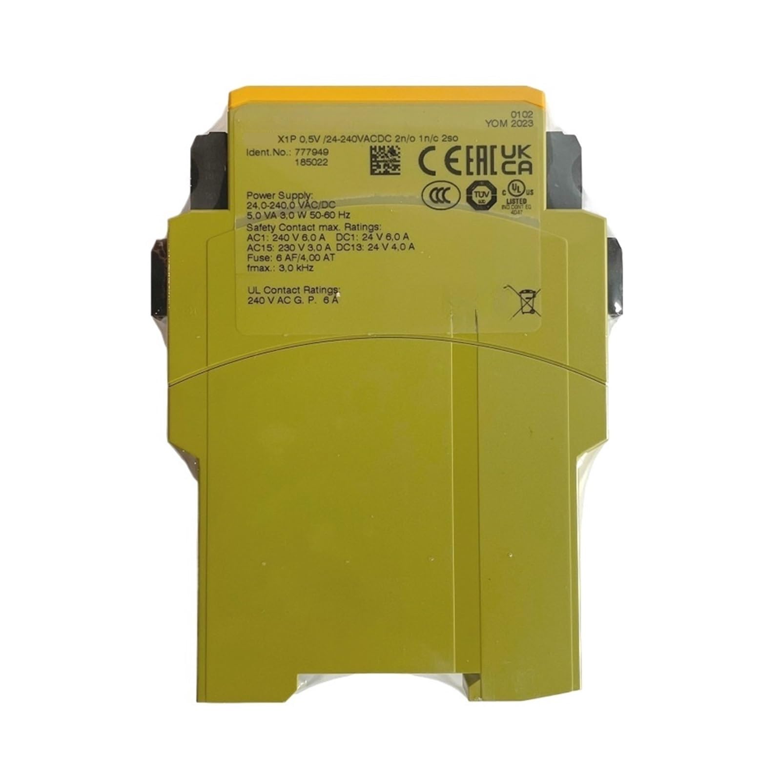 ZVQYSGIW 777949 X1P 0.5V /24-240VACDC Relay Control Module