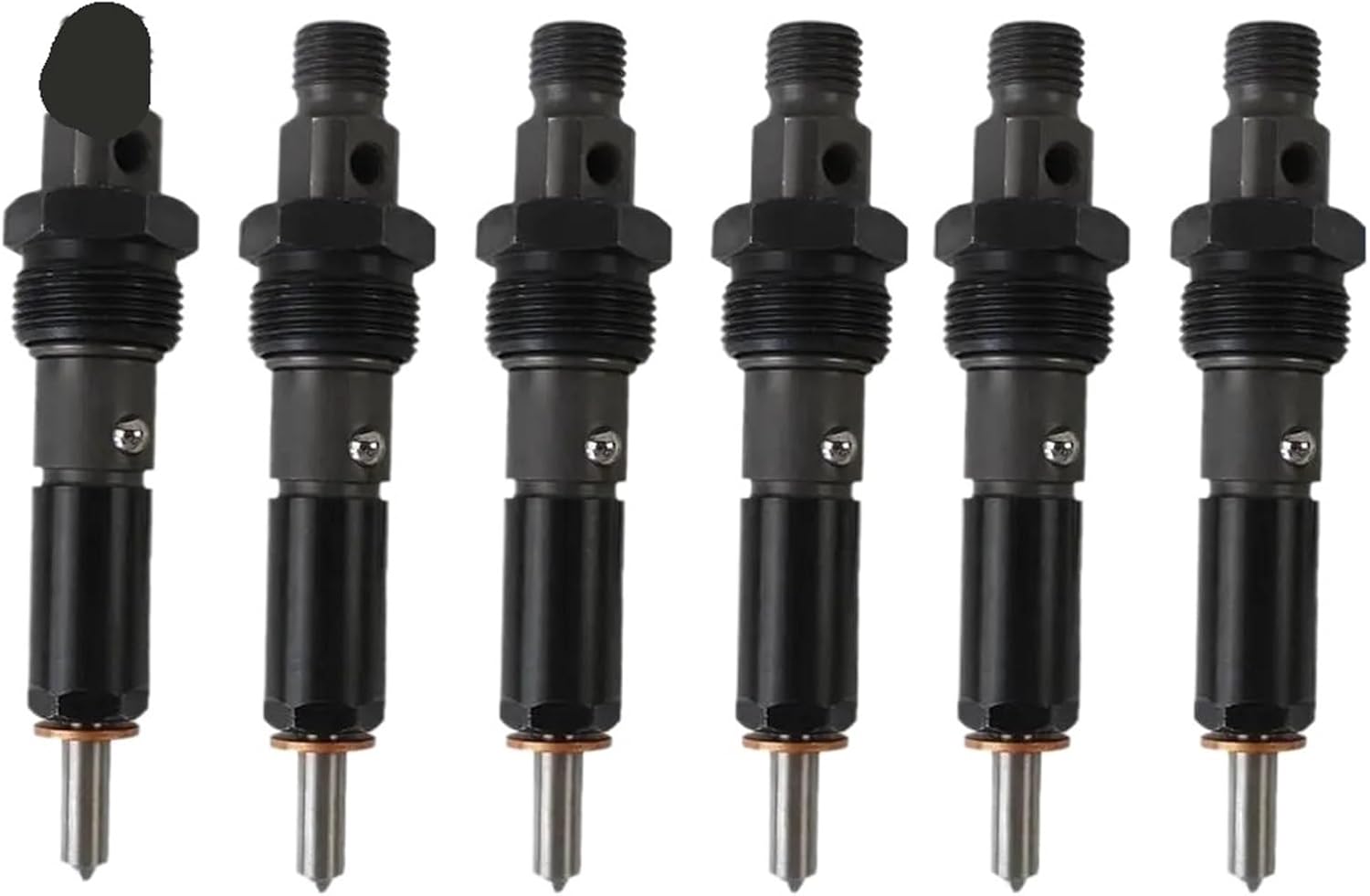 6pcs Fuel Injector Set & Ring Kit KDAL59P6 3283562 Compatible For Cummins 5.9L KDAL59P6 Nozzle Holder P7100