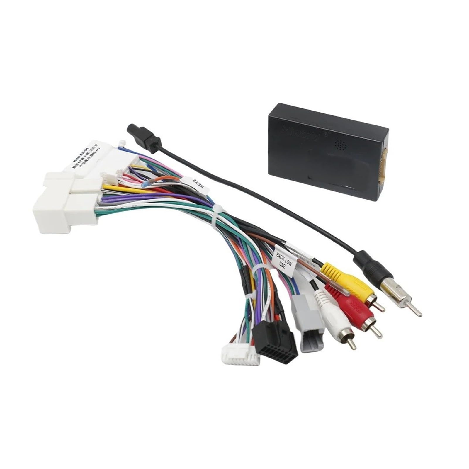 Auto-Radio Blende Fascia 16 Pin Stecker Auto Android Kabel Adapter 2 Kabelbaum CAN Bus Decoder Für Clio 4 Für Captur Für Trafic Für Duster Für Sandero