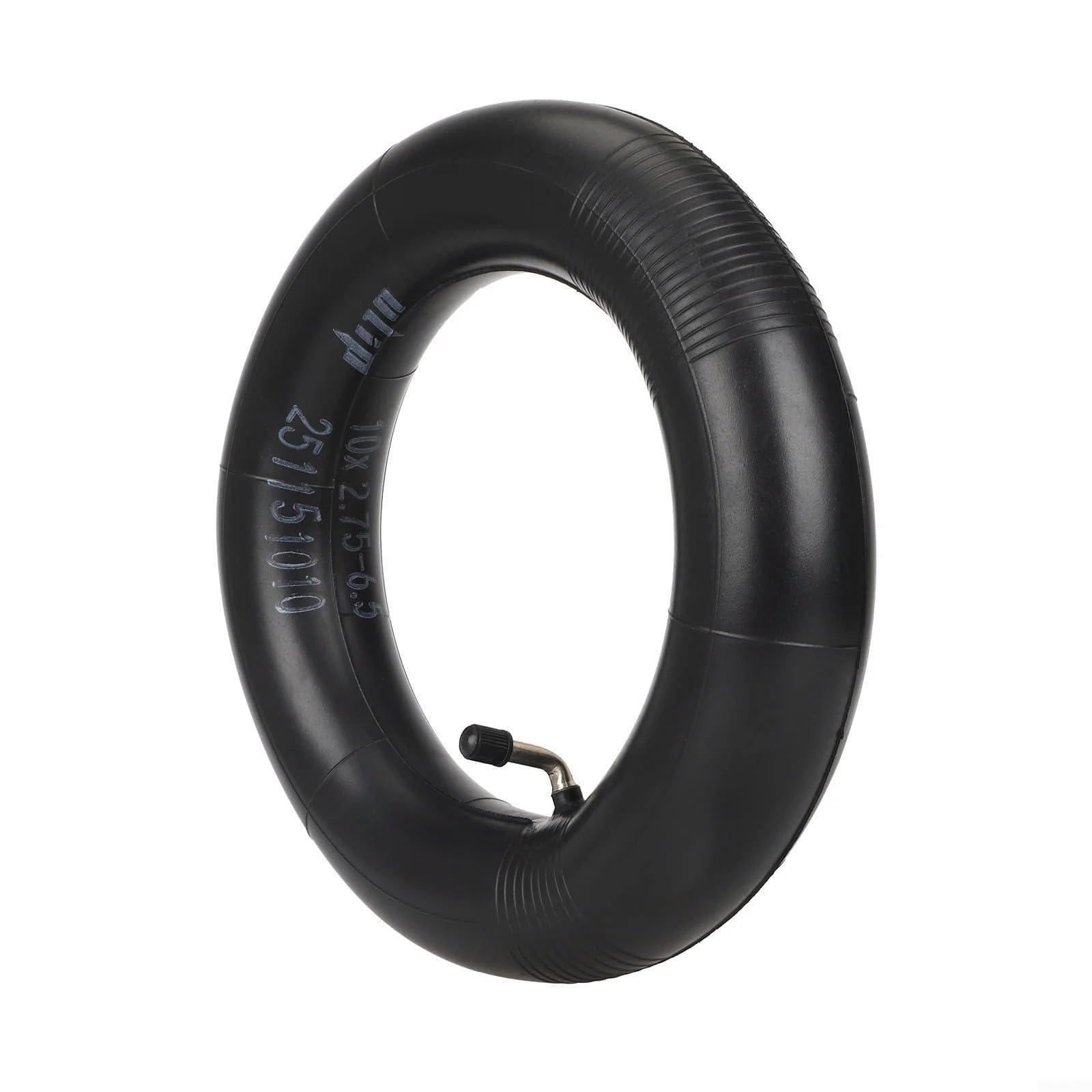Thickened Rubber Inner Tube for 10x2.75-6.5 Scooter Tires Featuring 90-Degree Valve to Support Effective Shock Absorption and Adaptation