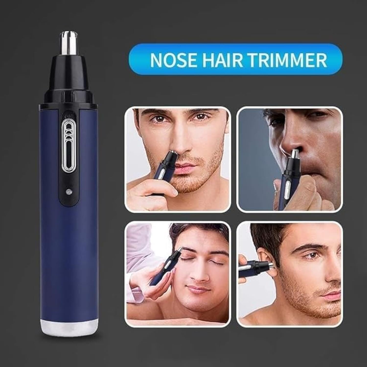tagliacapelli per il naso, Elettrico professionale ricaricabile tramite USB con lama in
