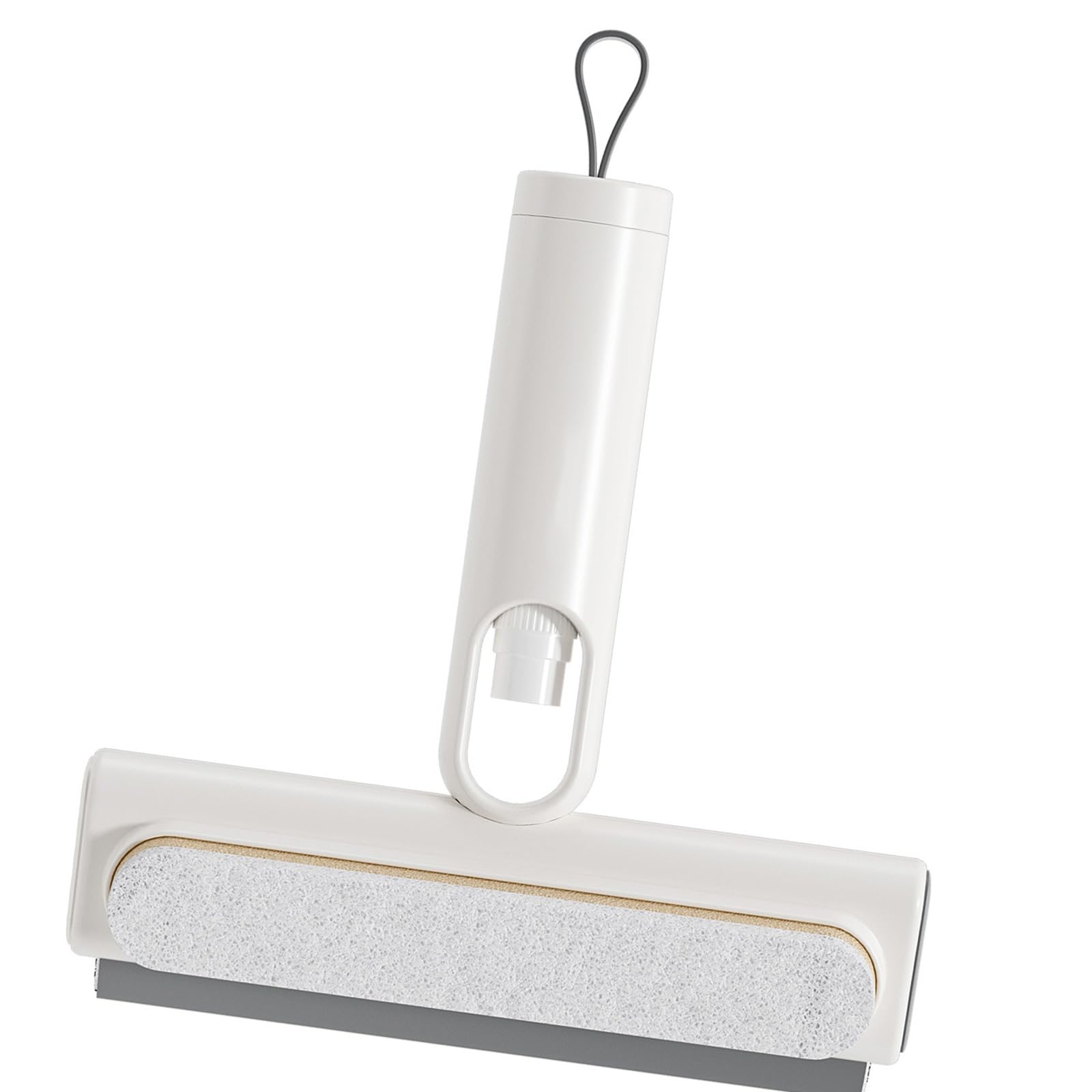 GMBYLBY Professional Window Cleaning Device with Internal Fluid Distribution Mechanism and Ergonomic Handle for Home Offices Use Microfiber Window Scrubber