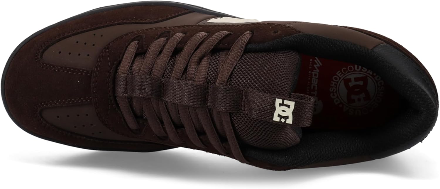 DC Men's Astrix Skate Shoe, Brown/Black, 10.5 - Image 5