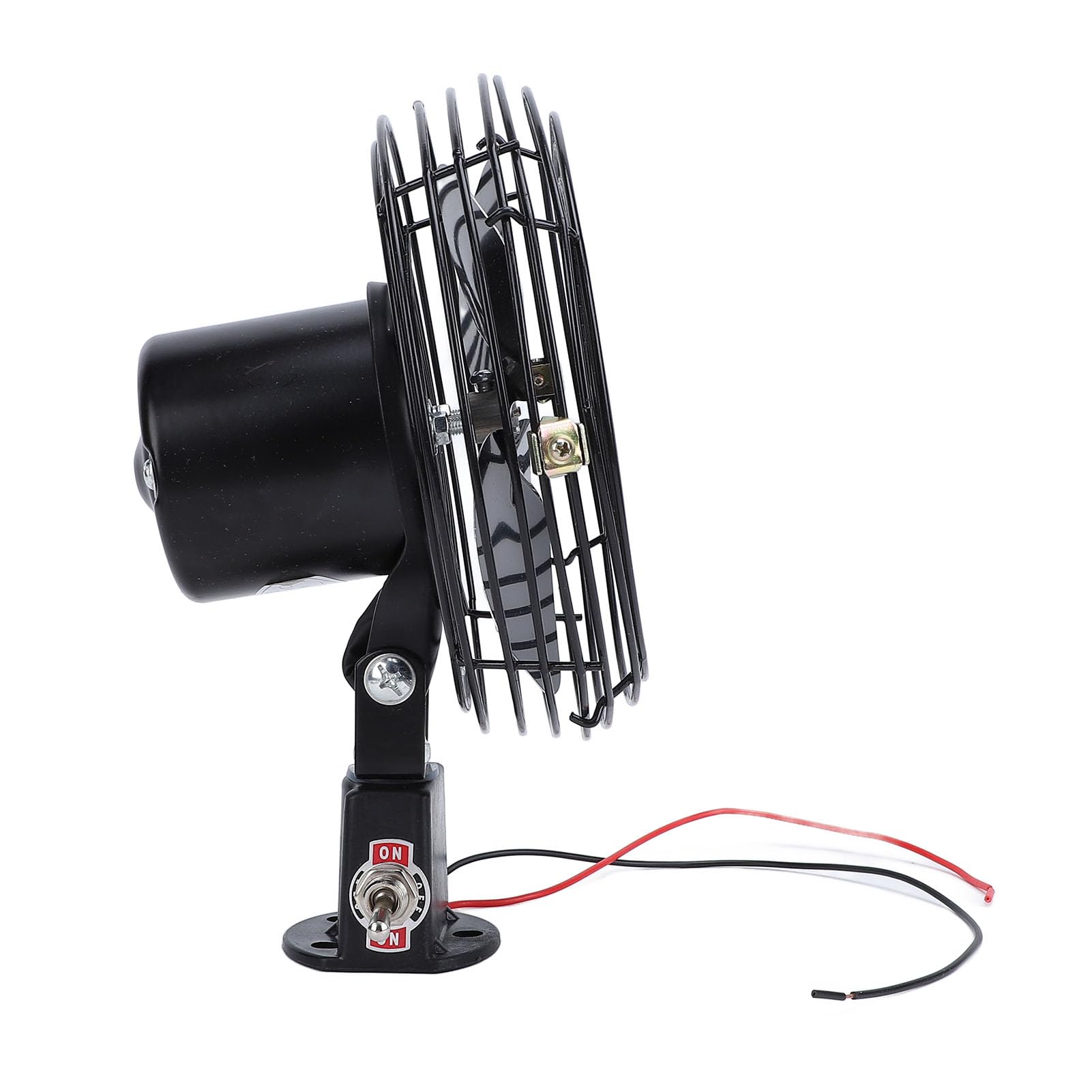 Ventilateur de voiture 12 V en métal, silencieux, 2 vitesses, pour camion, bateau, bus