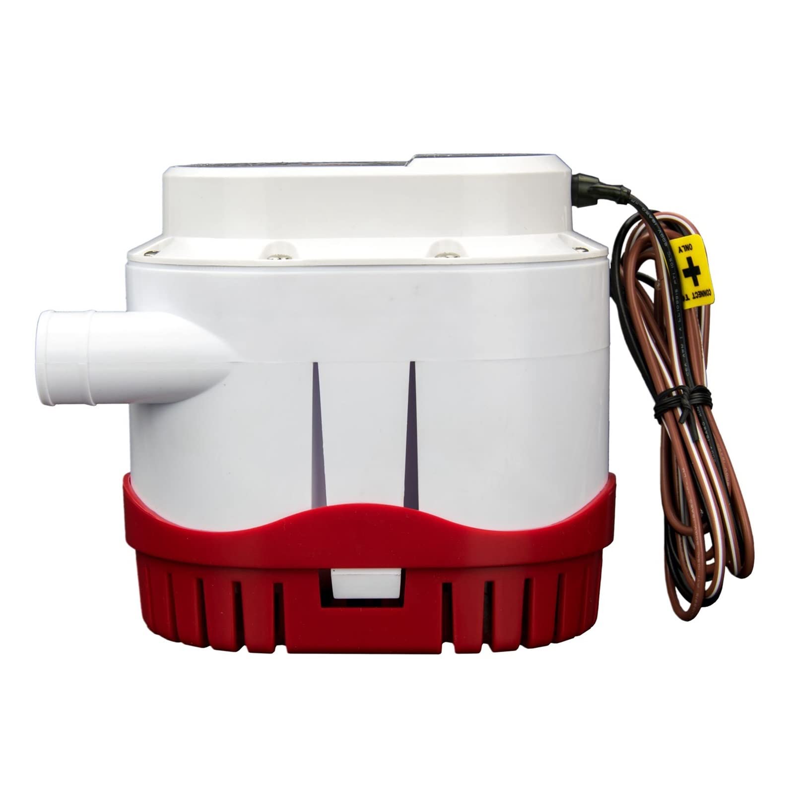Bomba sumergible pequeña ajustable Bomba de achique automática for barco, 2000 GPH, bomba agua marina, 12 V, interruptor flotador incorporado