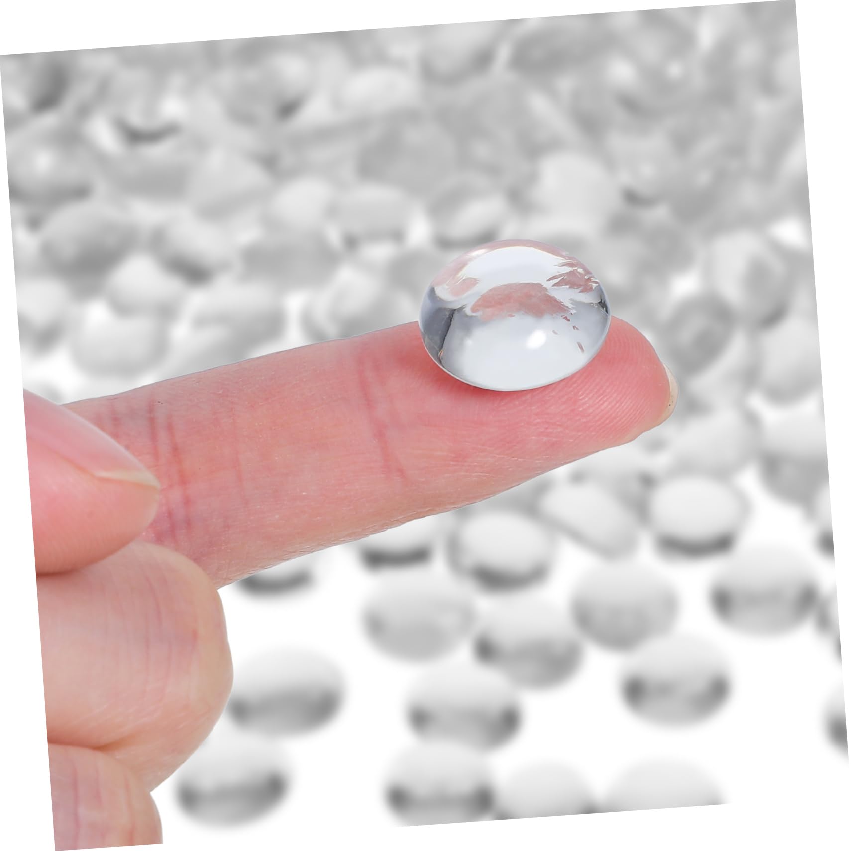 IMIKEYA Billes De Verre De 12 À 14 Mm pour Remplissage De Vase Pierres Perles Pierres De Table Billes pour Vase Perles Artisanales Verre Lisse Quantité Décoration