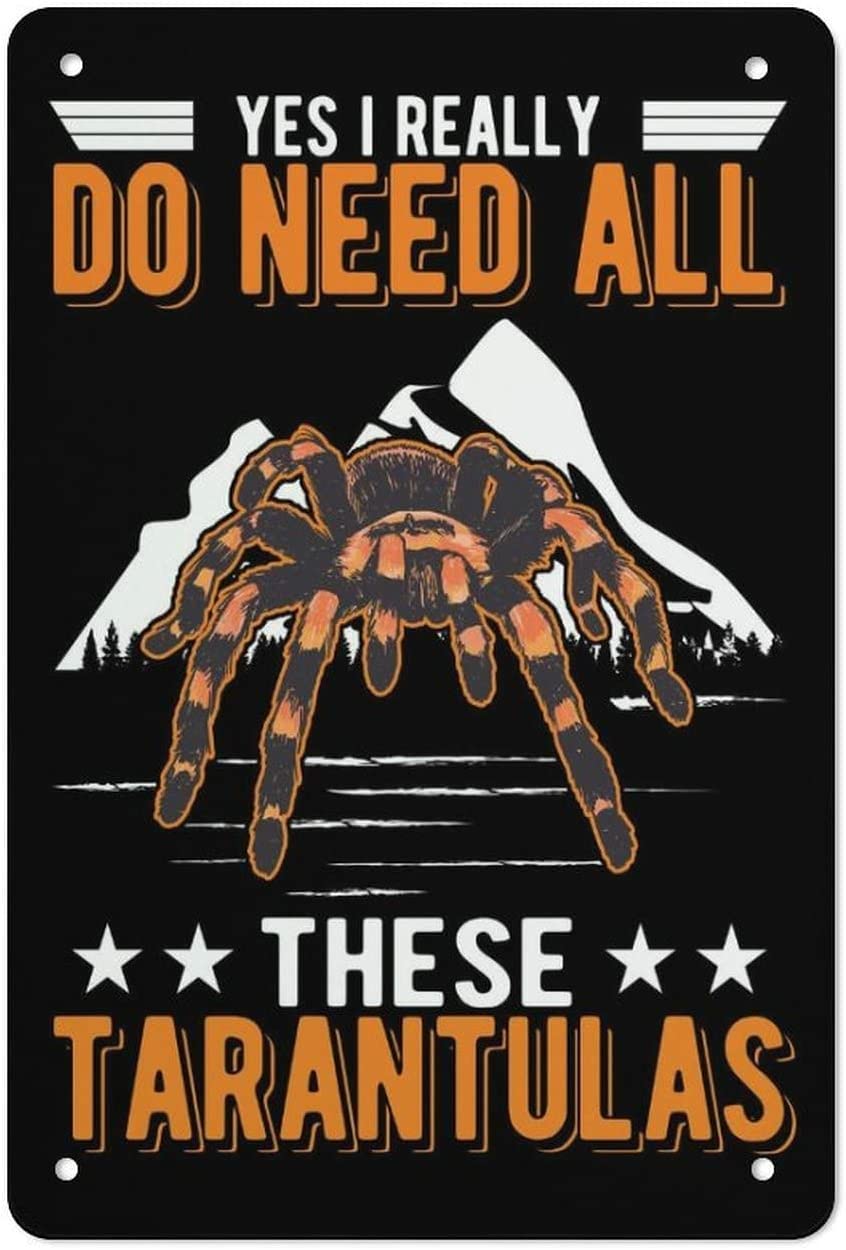 Do You Need so Many Tarantulas? Tin Sign, Wall Decor, Metal Sign, Home Bar, Garage Tin Sign 5.5x8inch
