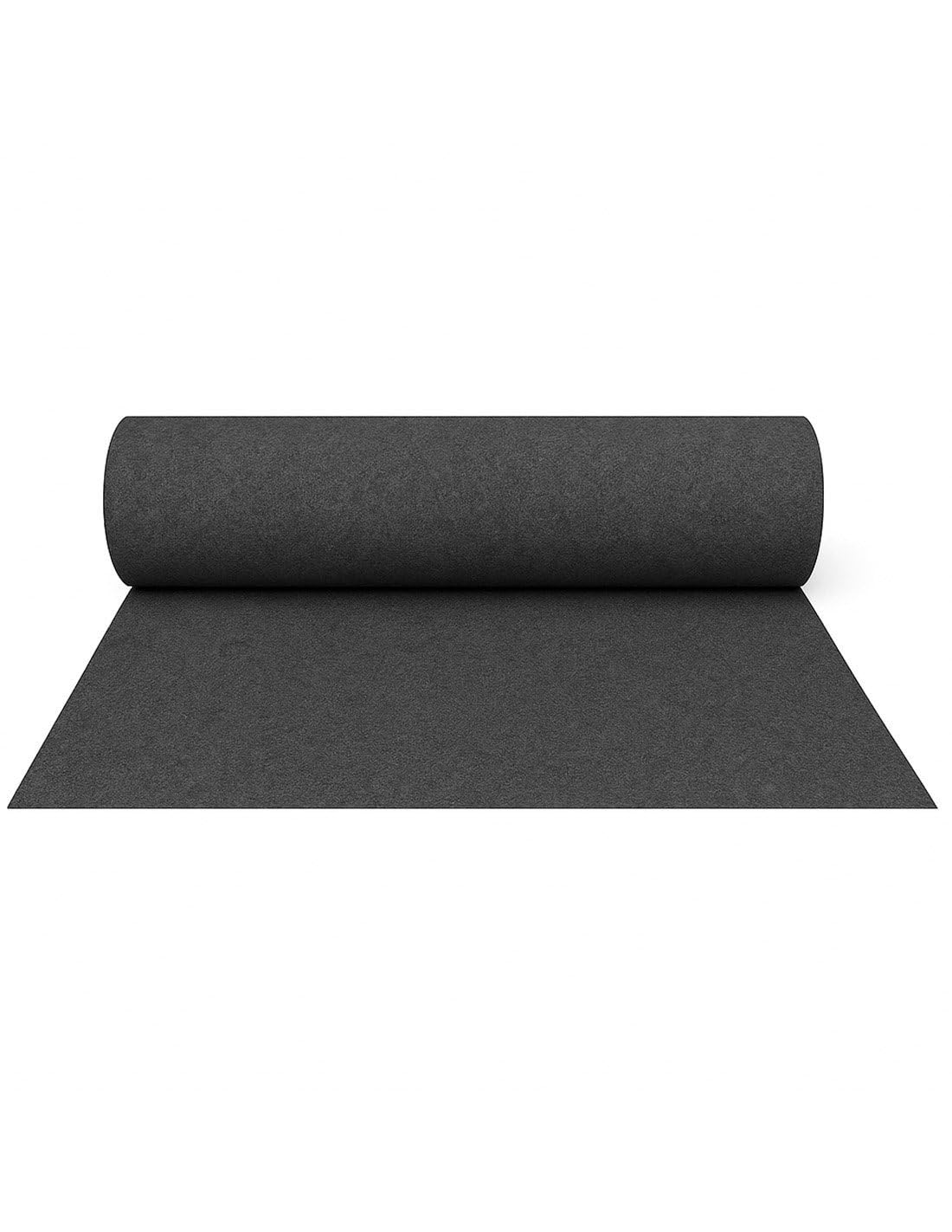 Jardin202 - Alfombra para Eventos Moqueta Ferial | 2m Ancho 2 Metros (Ancho) x 15 Metros (Largo) (05 - Gris Oscuro)