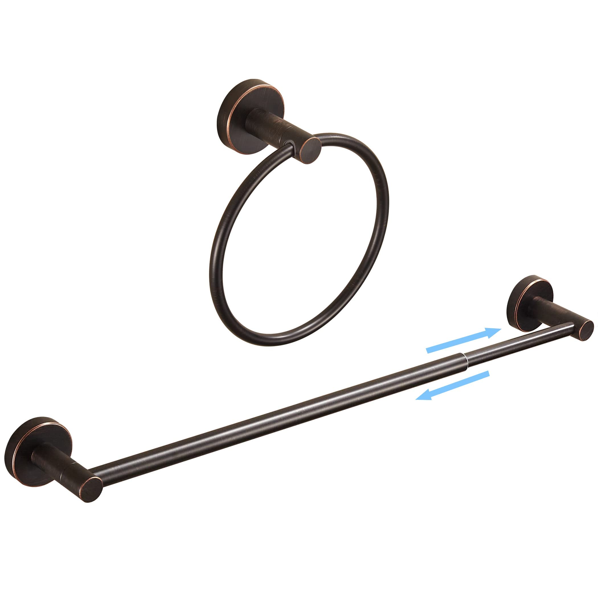 Amazon.com: BigBig Home Bronze Towel Holder, Bathroom Towel Bar Oil Rubbed, Bath Towel Ring Wall ...